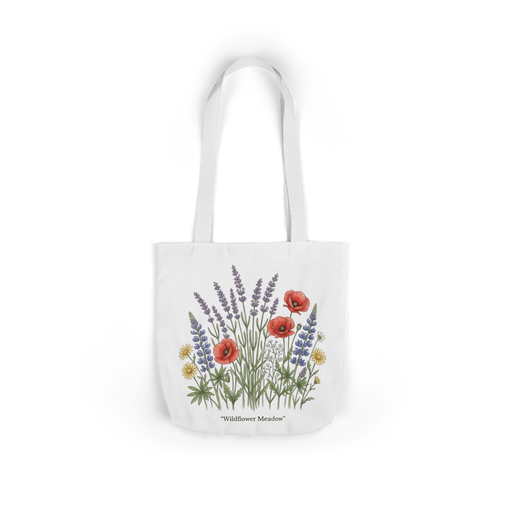 Wildflower Meadow Canvas Tote Bag