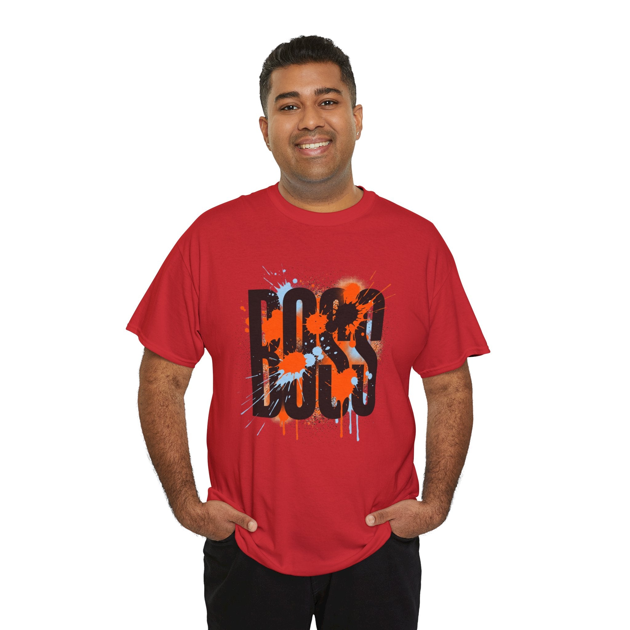 BOSS Graffiti Tee – Street Art Graphic T-Shirt