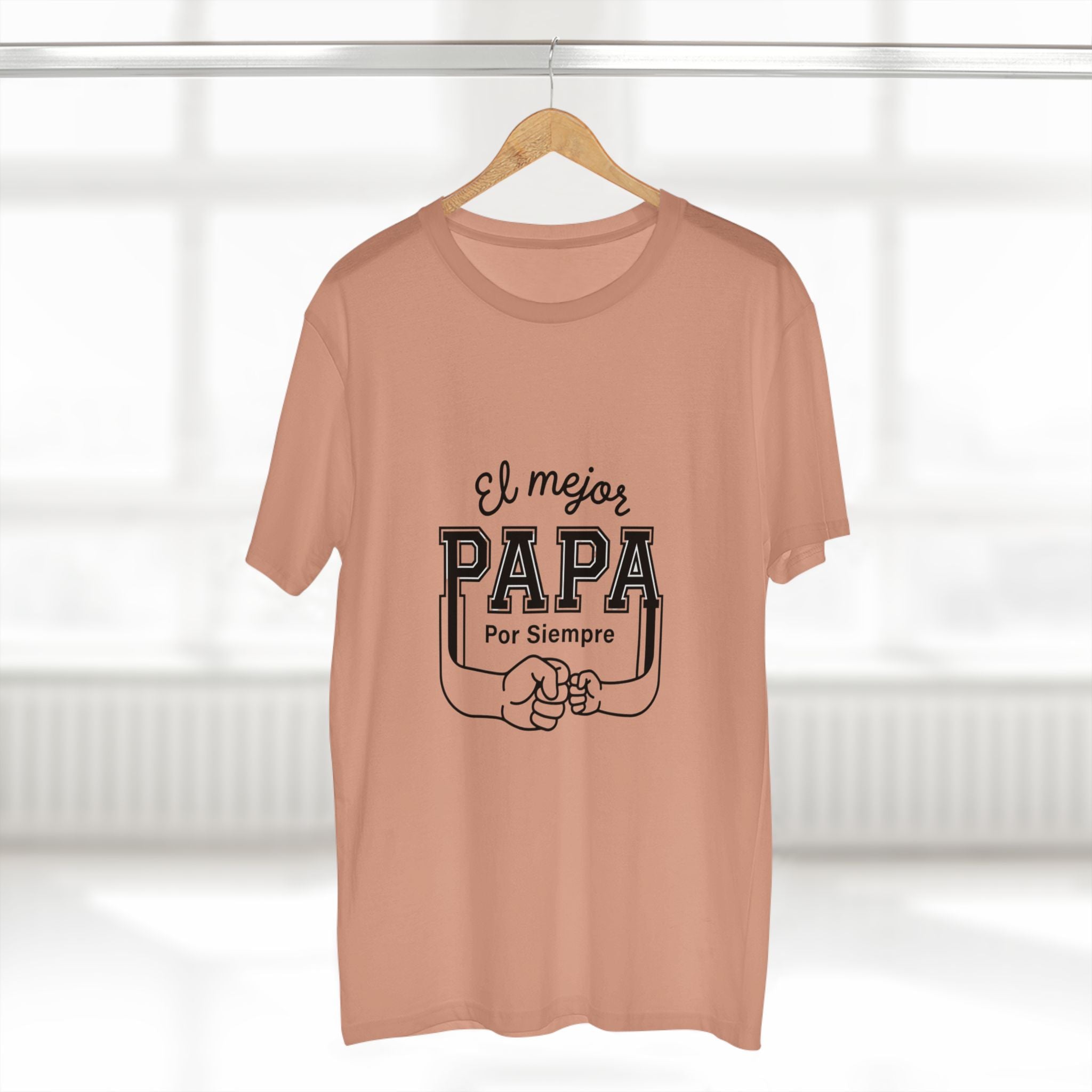 El Mejor Papá Por Siempre" Fist Bump Father's Day Tee
