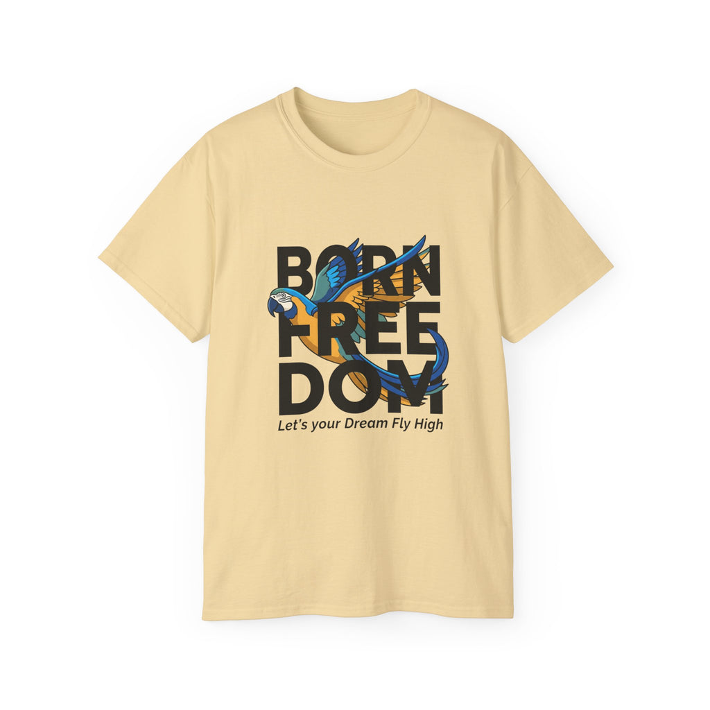 Eagle Graphic "Let’s Your Dream Fly High" Inspirational Tee