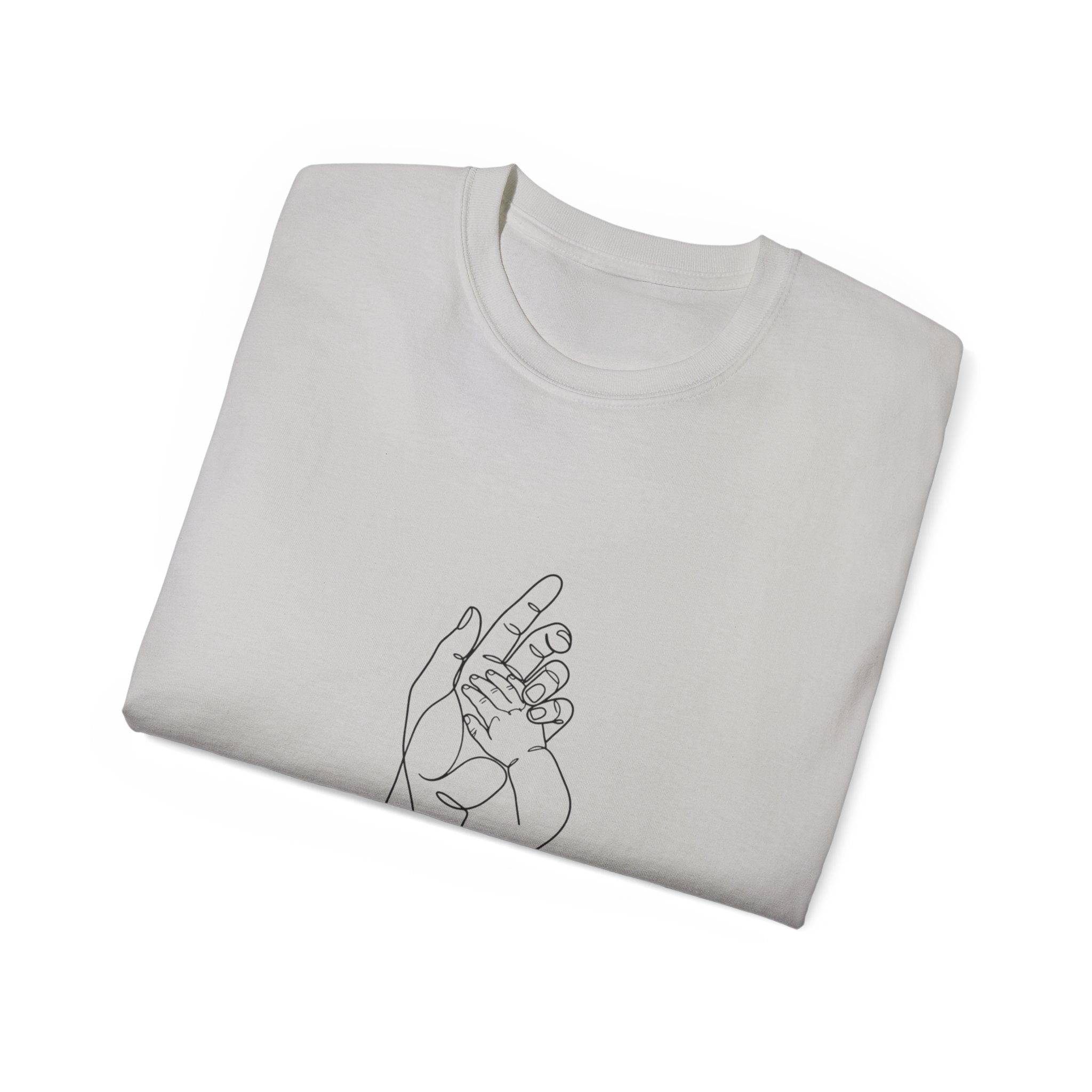 Matching Hands Relaxed Unisex Cotton T‑Shirt