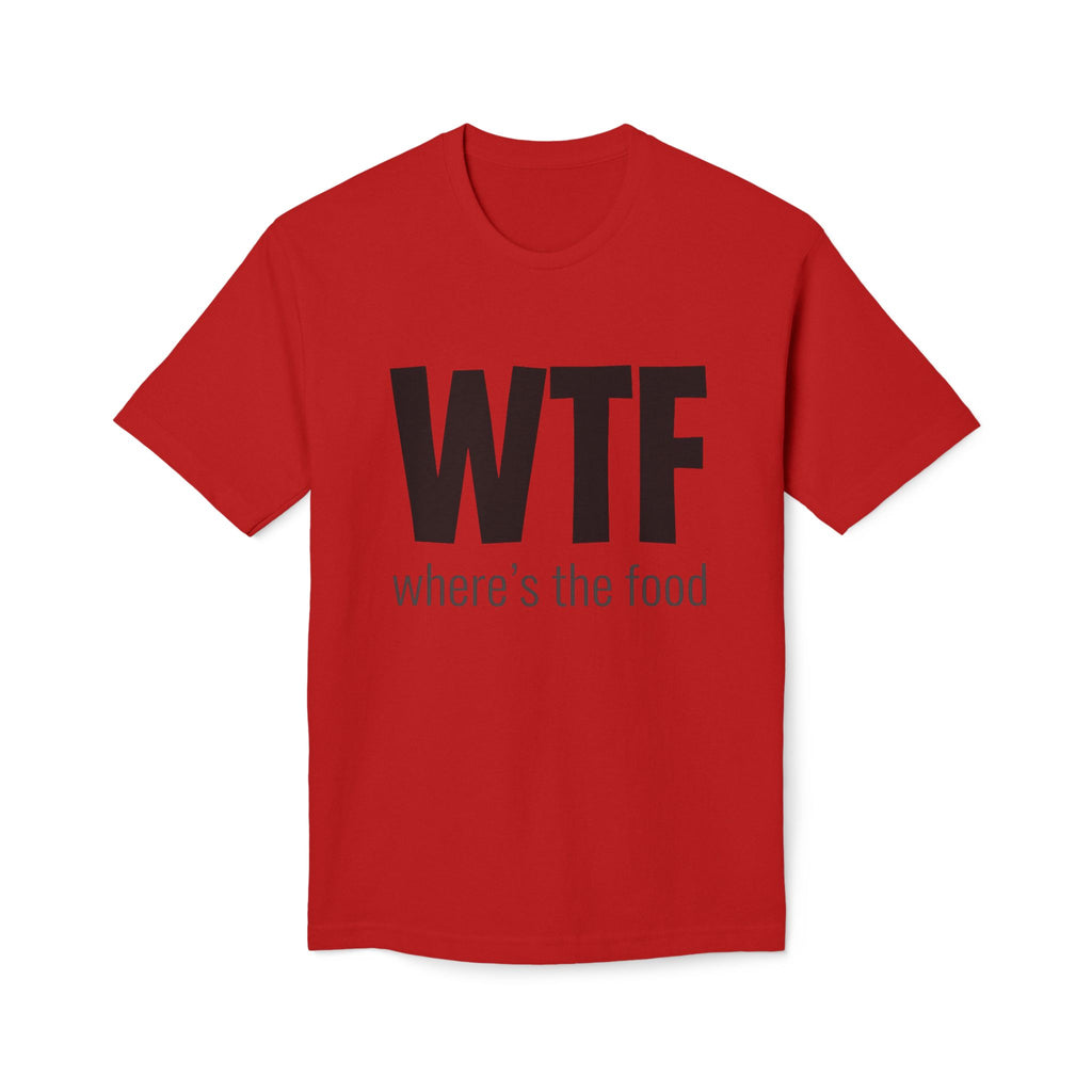 WTF "Where's the Food" Graphic T-Shirt — Funny Foodie Tee