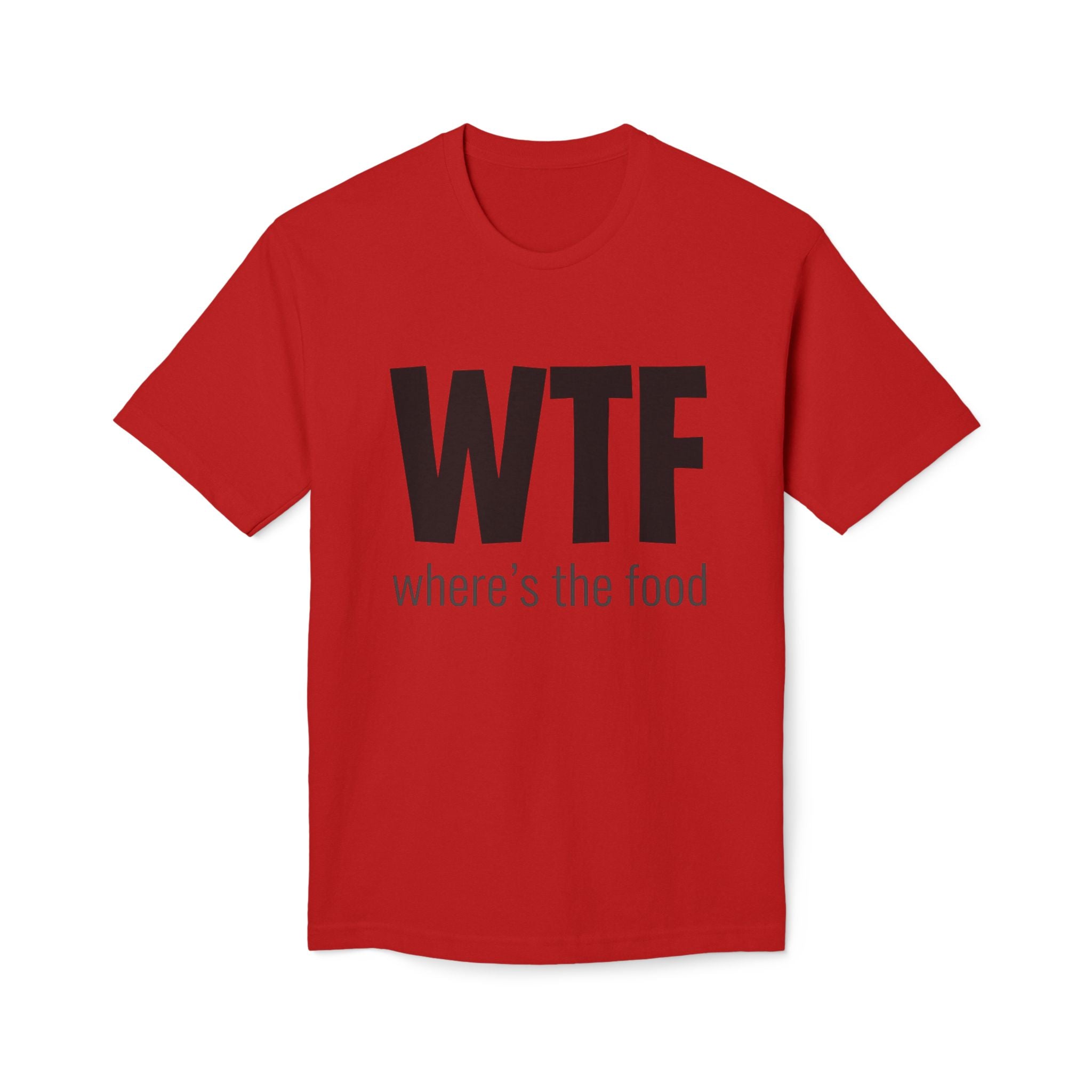 WTF "Where's the Food" Graphic T-Shirt — Funny Foodie Tee