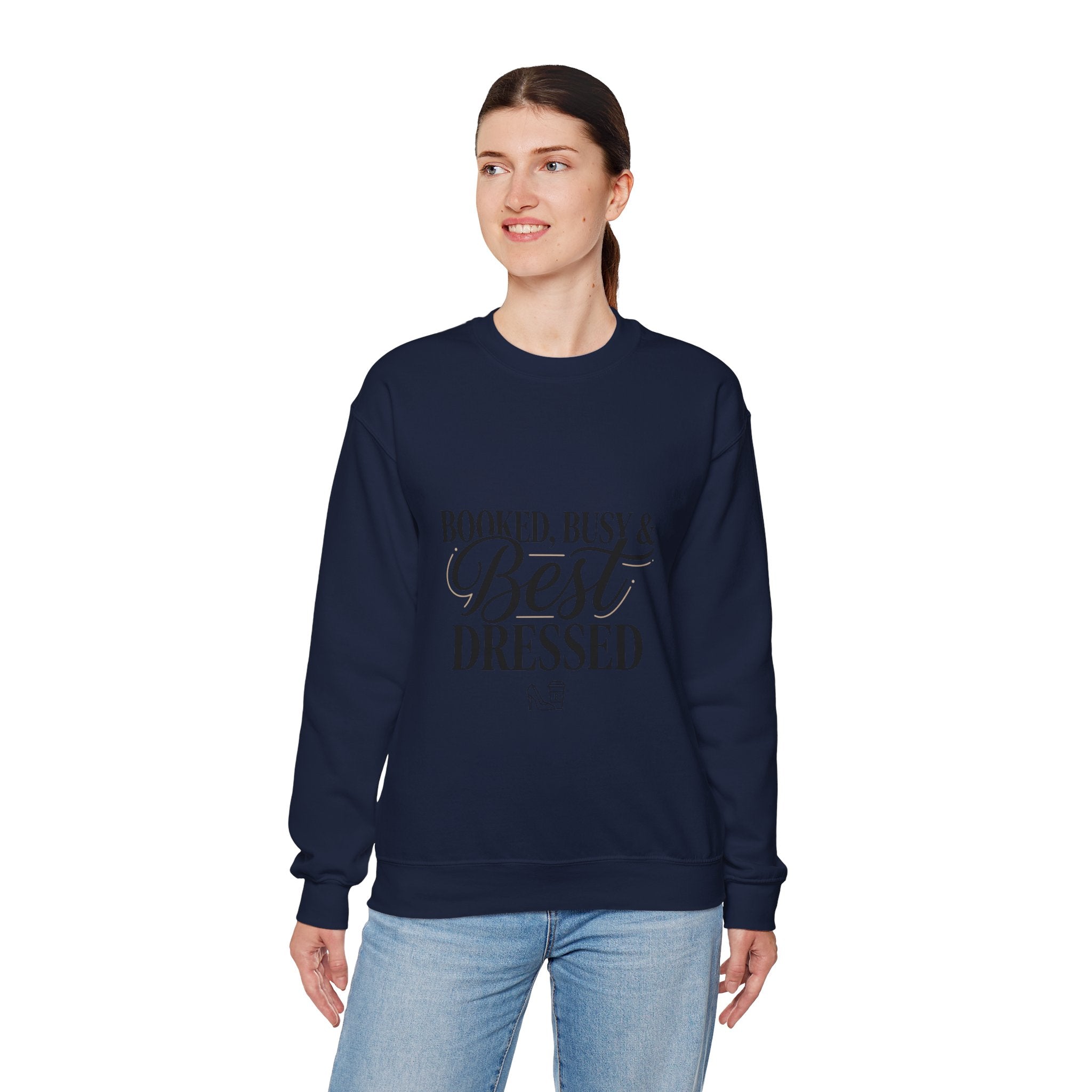Booked Busy & Best Dressed Sweatshirt | Parisian chic, Boss energy