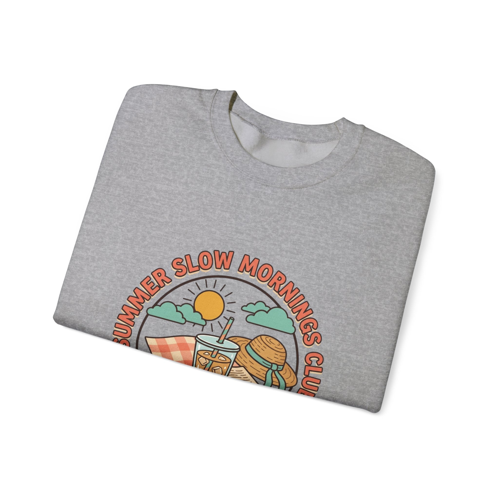 Summer Slow Mornings Crewneck Sweatshirt.