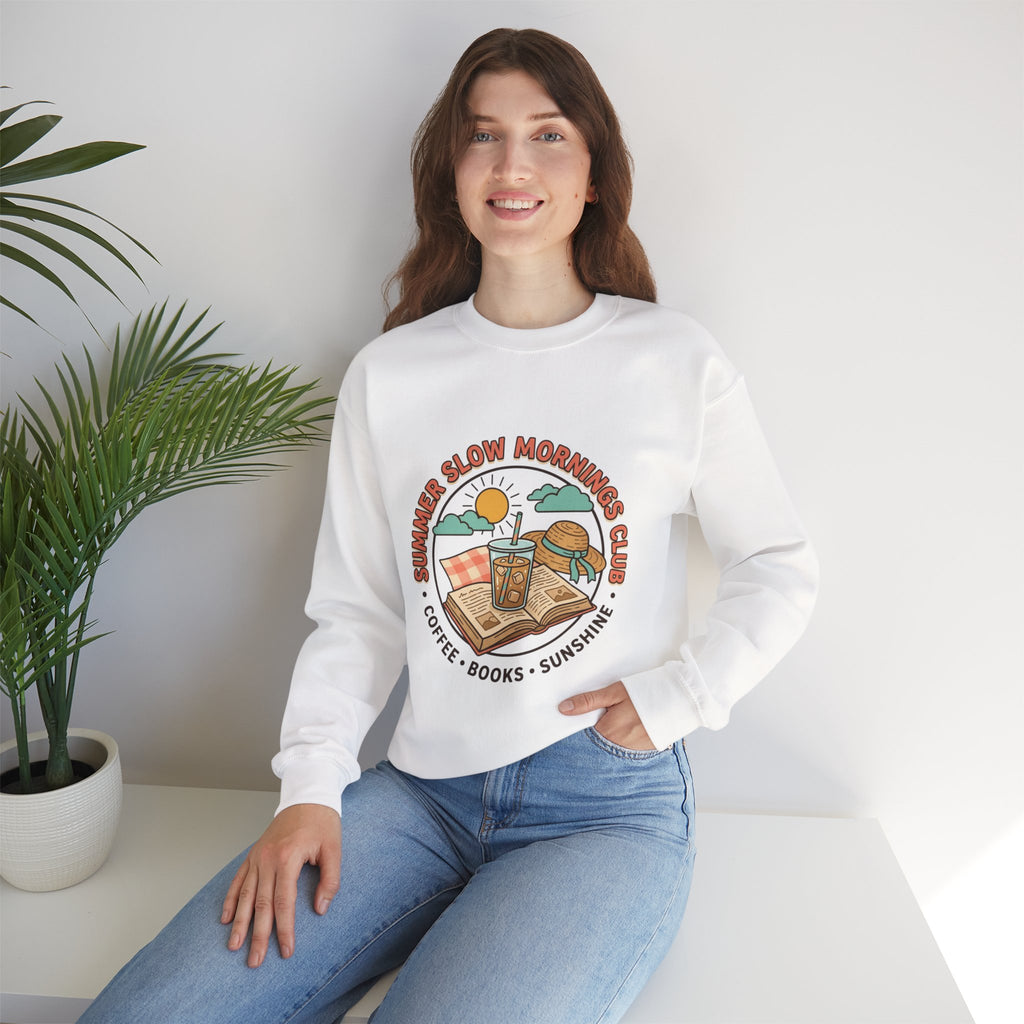 Summer Slow Mornings Crewneck Sweatshirt.