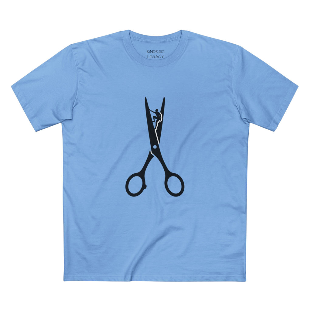 Scissors Graphic Tee — Barber & Stylist Haircut Shirt