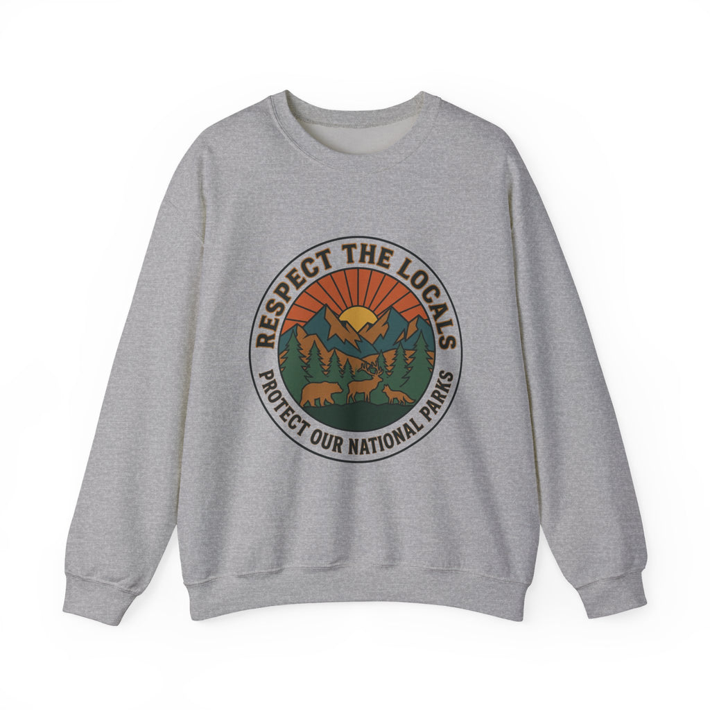 Respect the Locals Patch Crewneck Sweatshirt