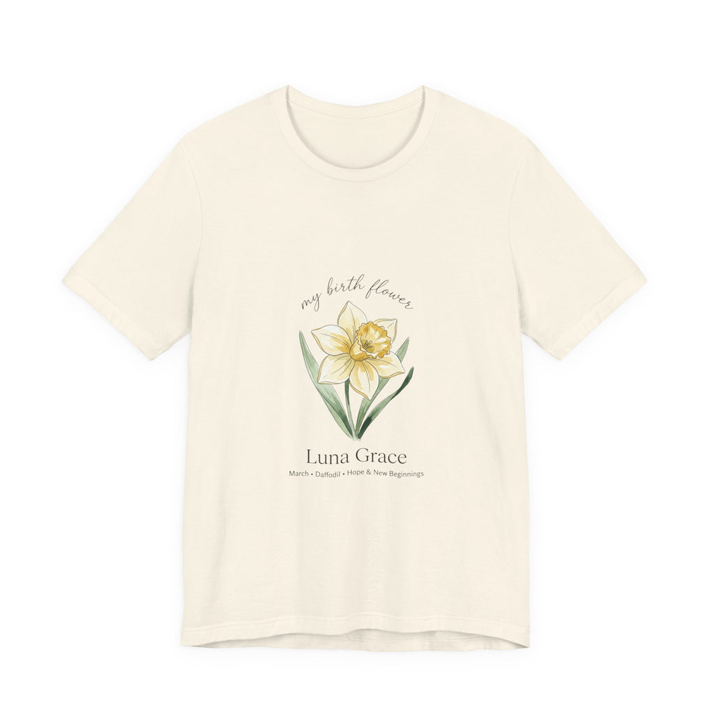 Personalized Botanical Watercolor, Custom Name