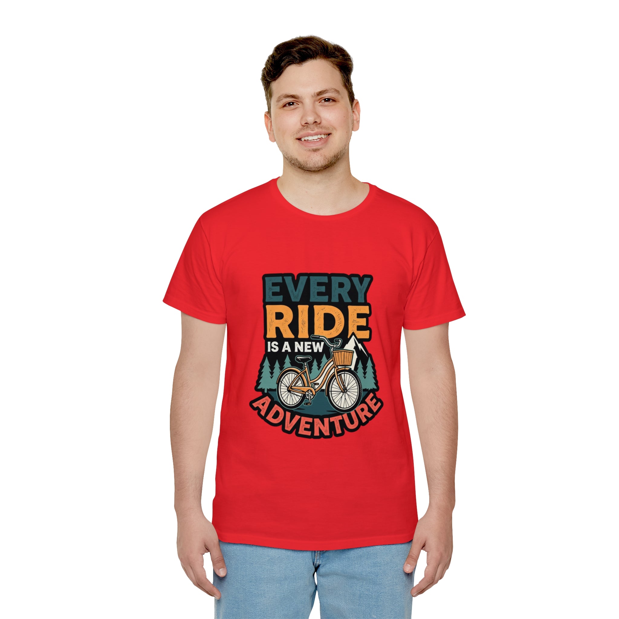 Every Ride Is a New Adventure T-Shirt — Bicycle Camping Outdoor Tee