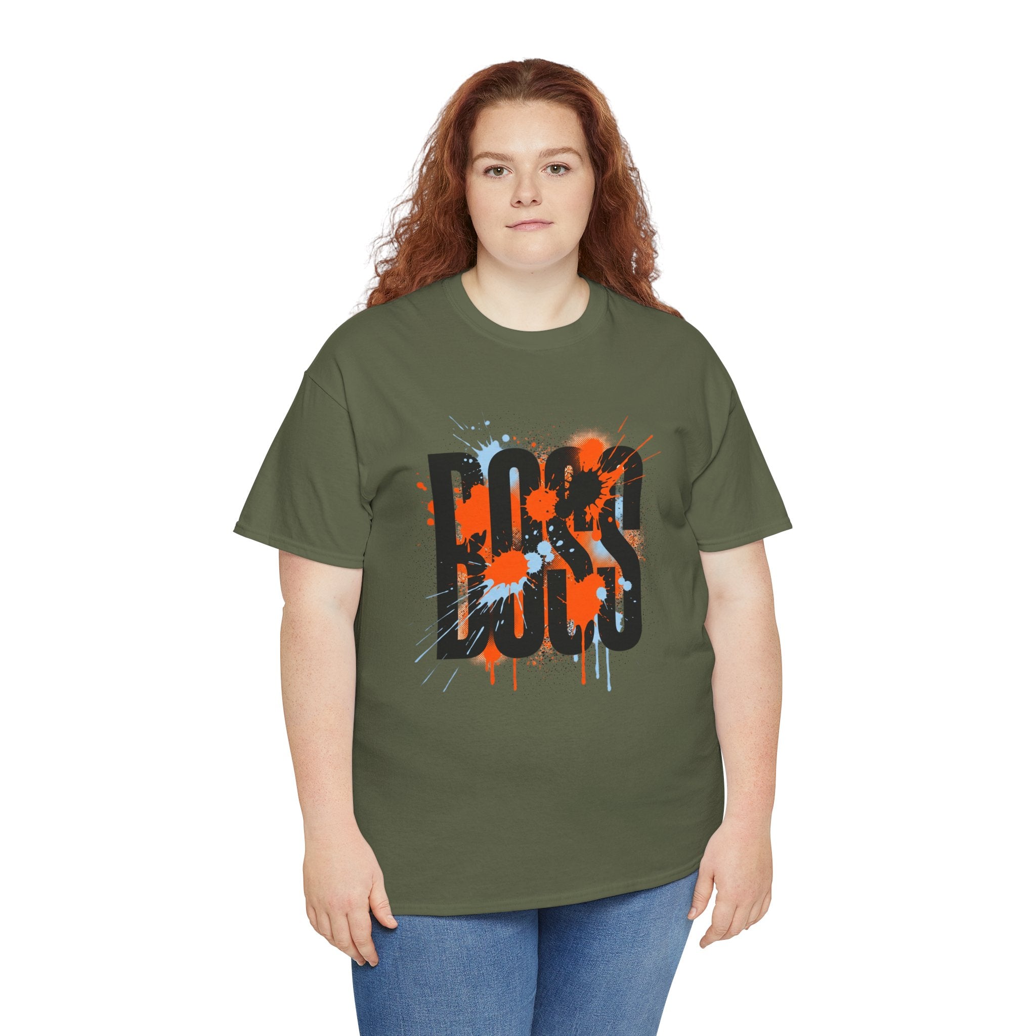 BOSS Graffiti Tee – Street Art Graphic T-Shirt