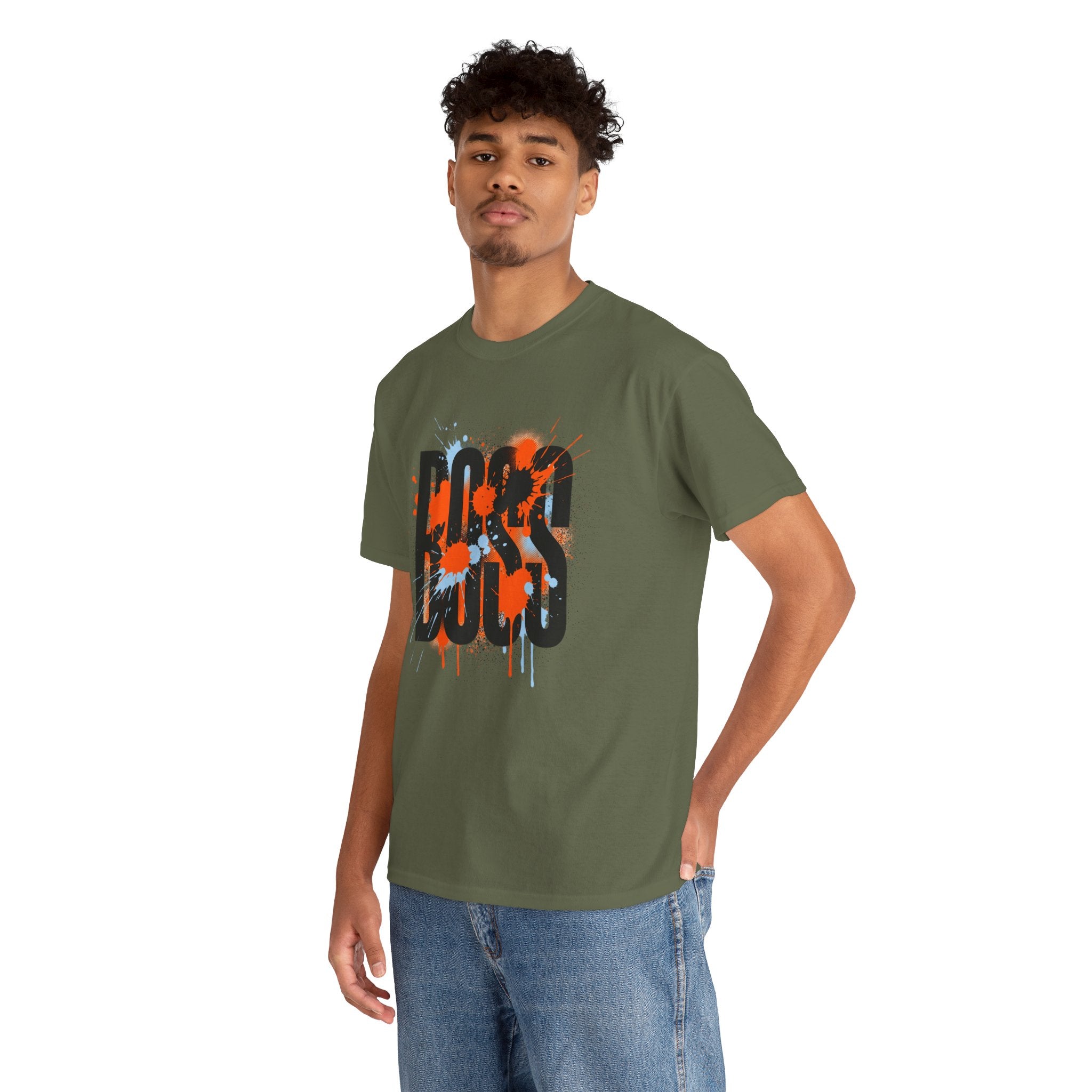 BOSS Graffiti Tee – Street Art Graphic T-Shirt