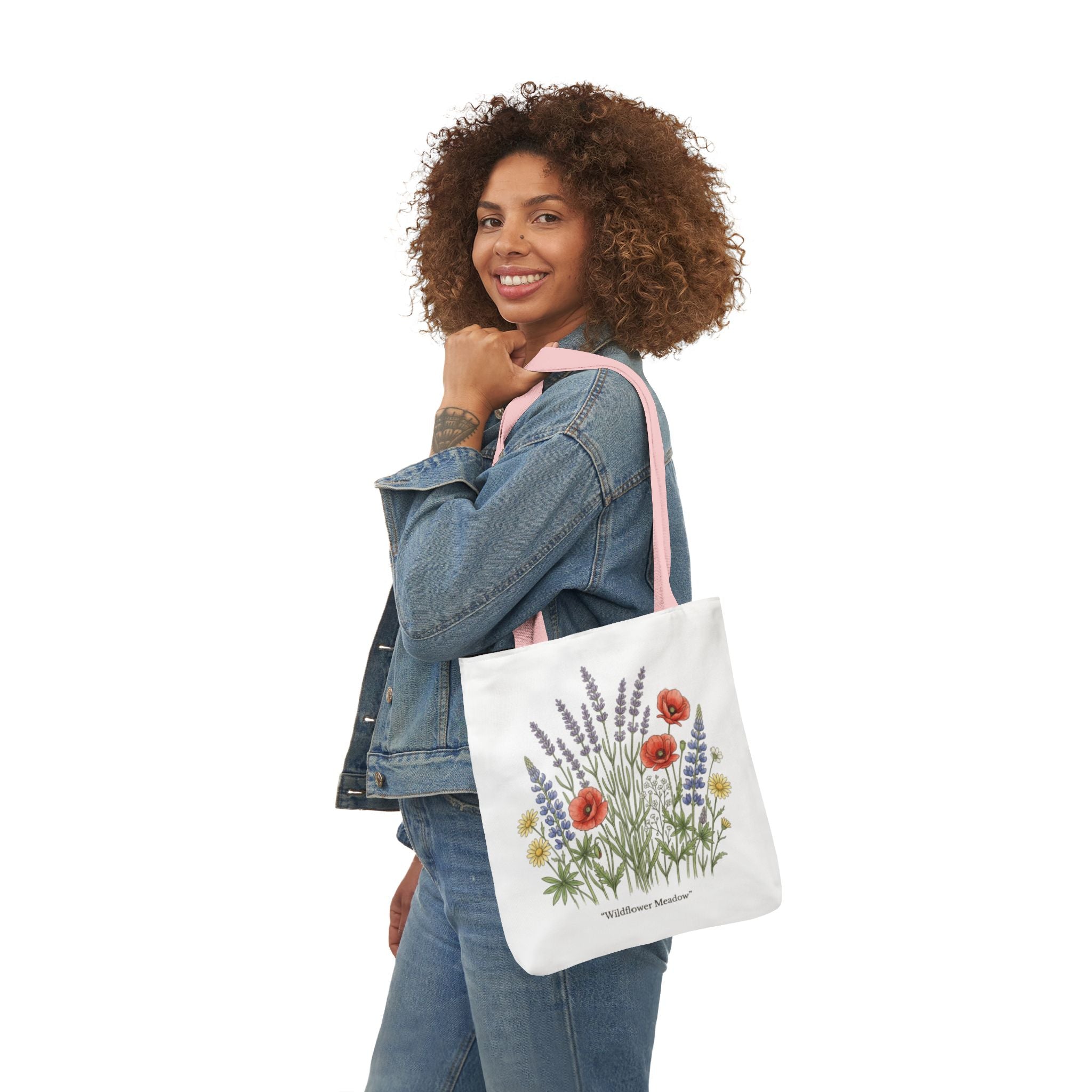 Wildflower Meadow Canvas Tote Bag