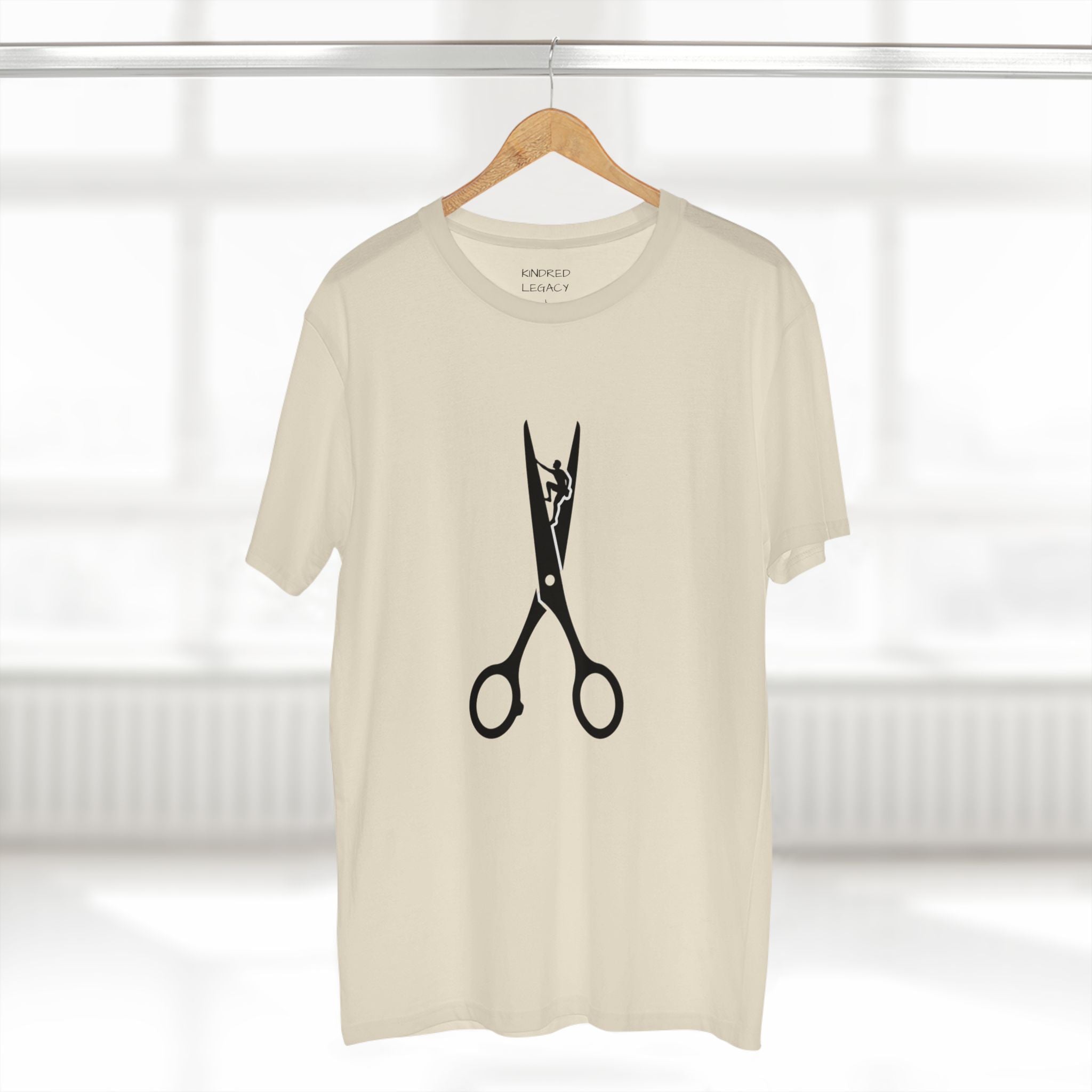 Scissors Graphic Tee — Barber & Stylist Haircut Shirt