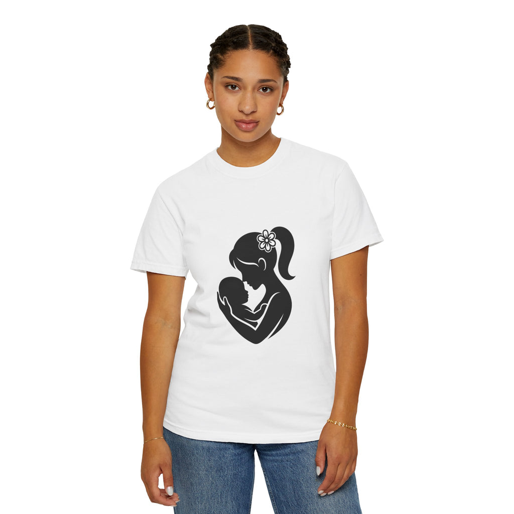 Mom and Baby Silhouette T-Shirt — Nursing & New Mom Gift