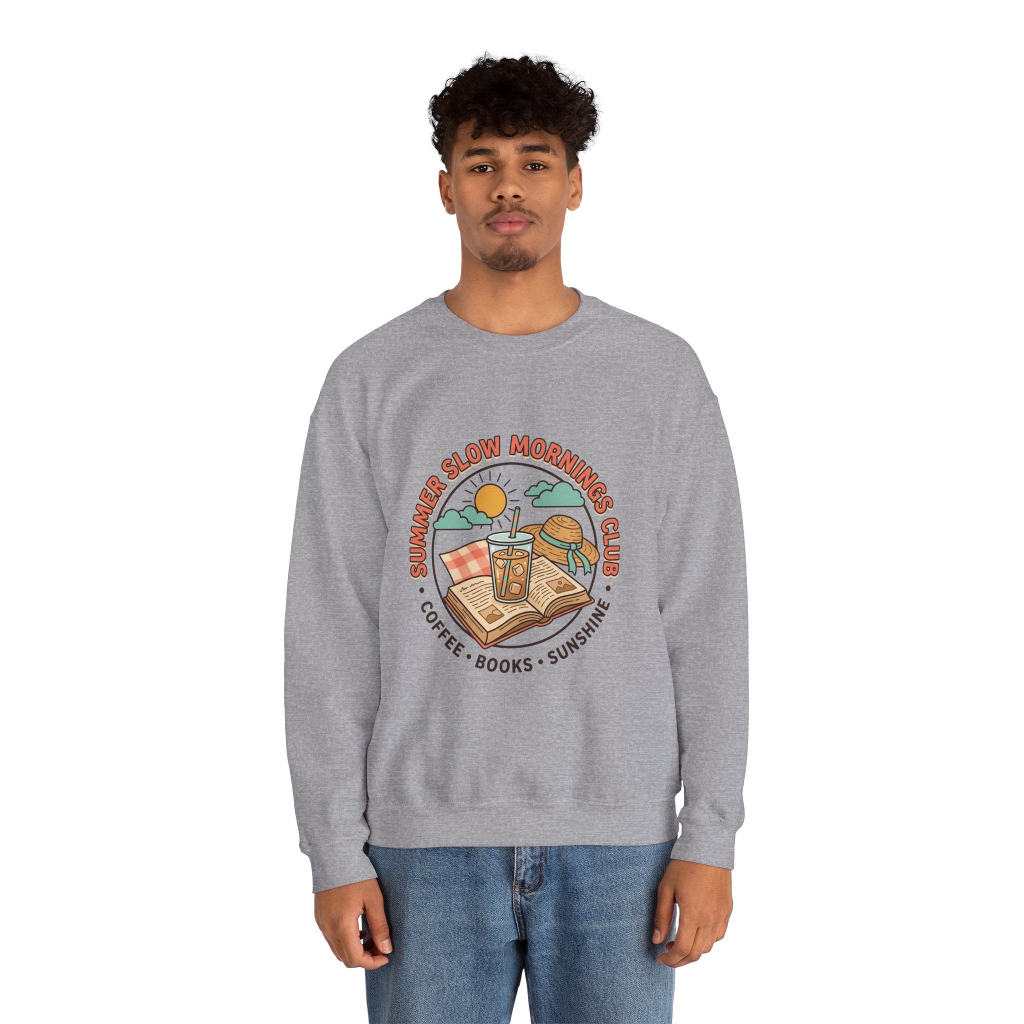 Summer Slow Mornings Crewneck Sweatshirt.