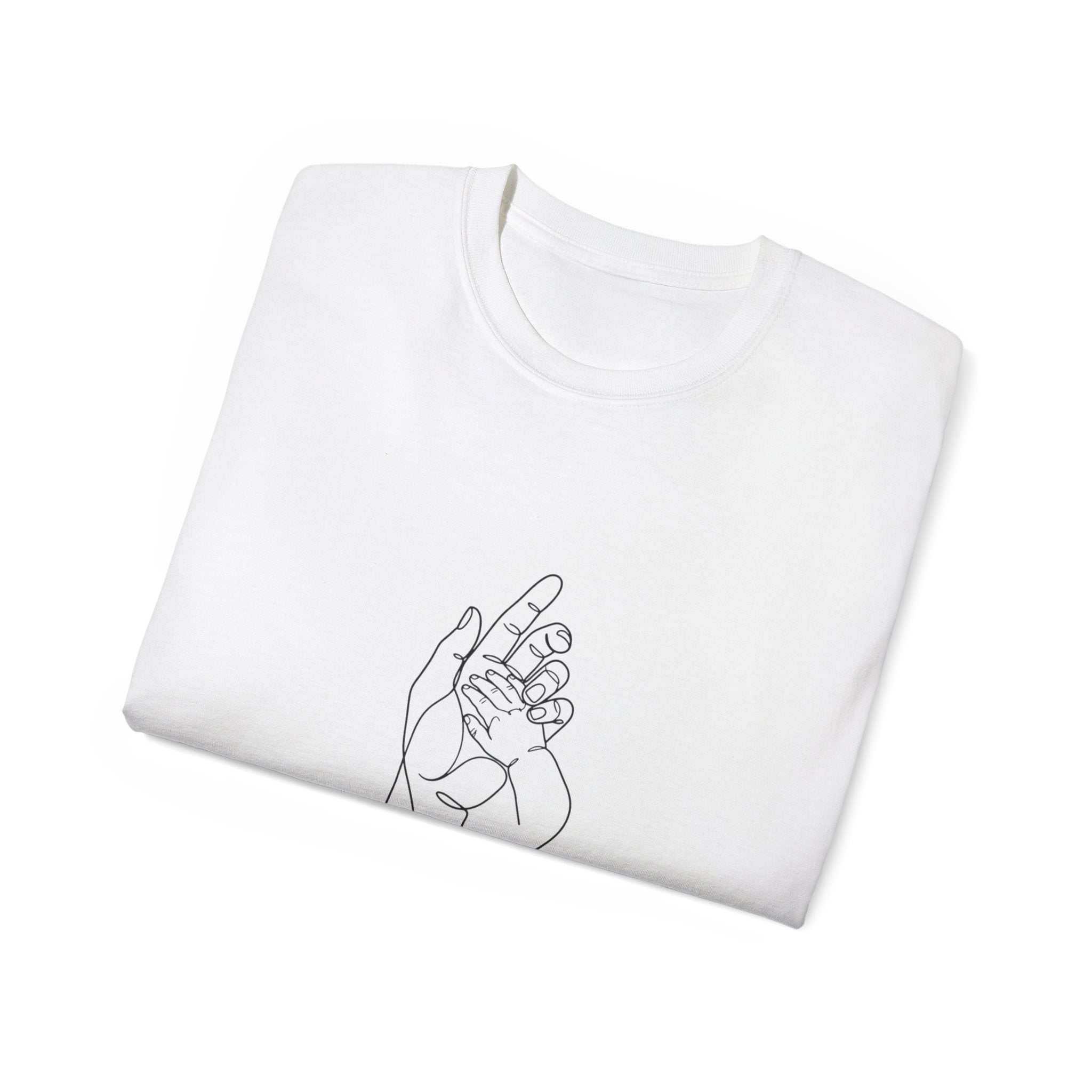 Matching Hands Relaxed Unisex Cotton T‑Shirt