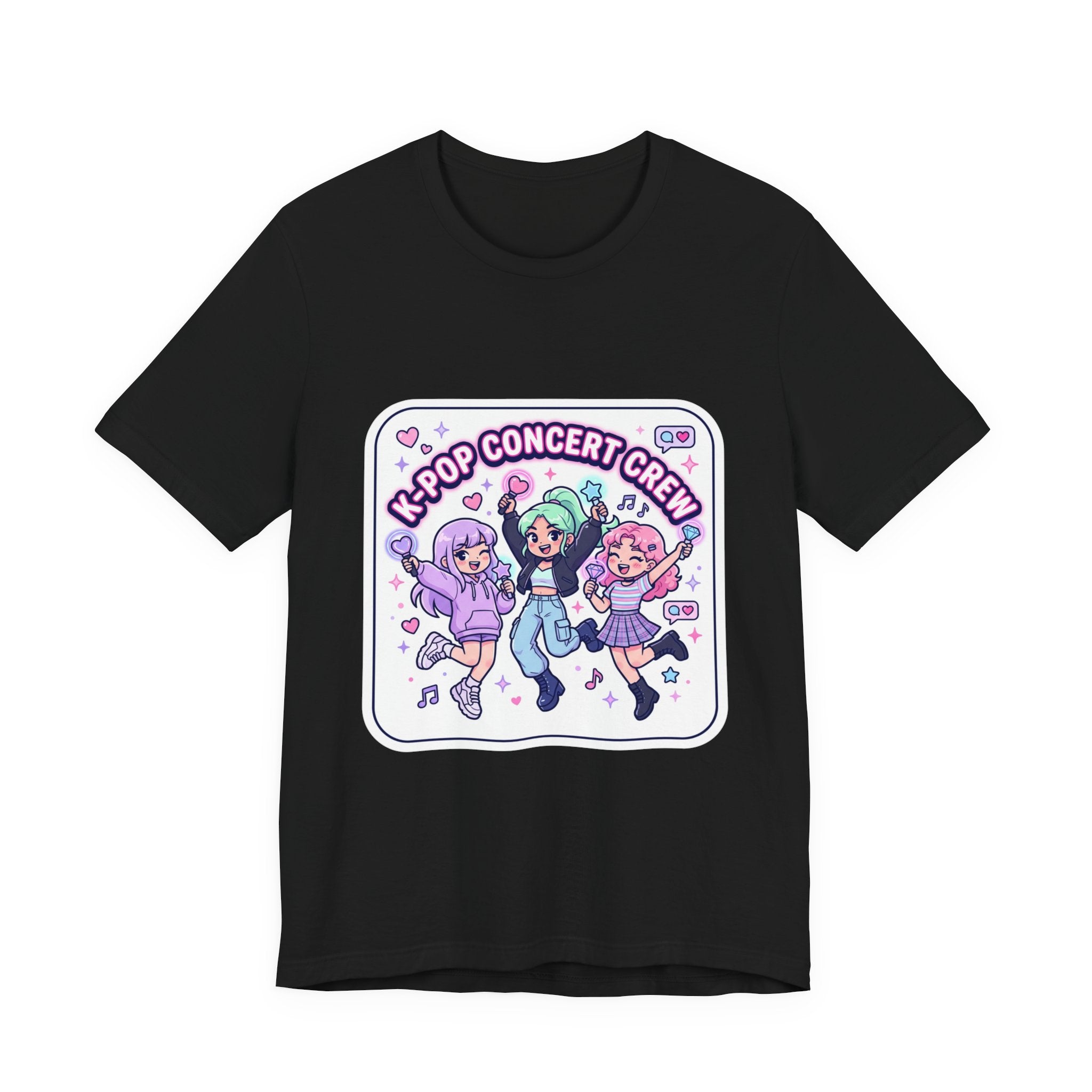 Unisex K-pop Concert Crew T-Shirt