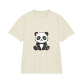 Cute Panda Heart T-Shirt — Adorable Floral Bow Panda Graphic Tee