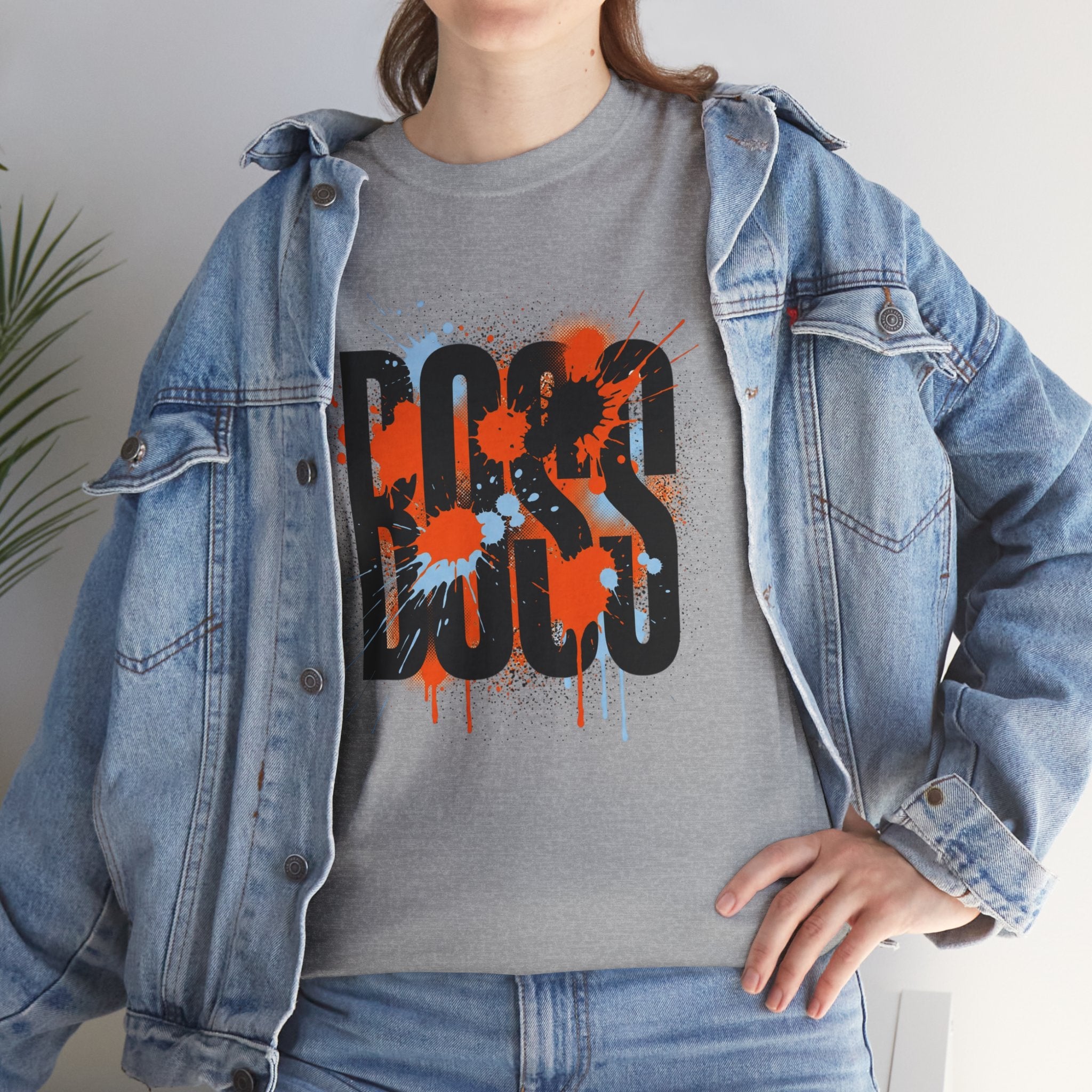 BOSS Graffiti Tee – Street Art Graphic T-Shirt