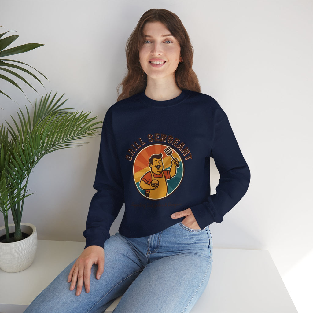 Grill Sergeant Sweatshirt | Father’s Day, Retro Outdoorsy Dad