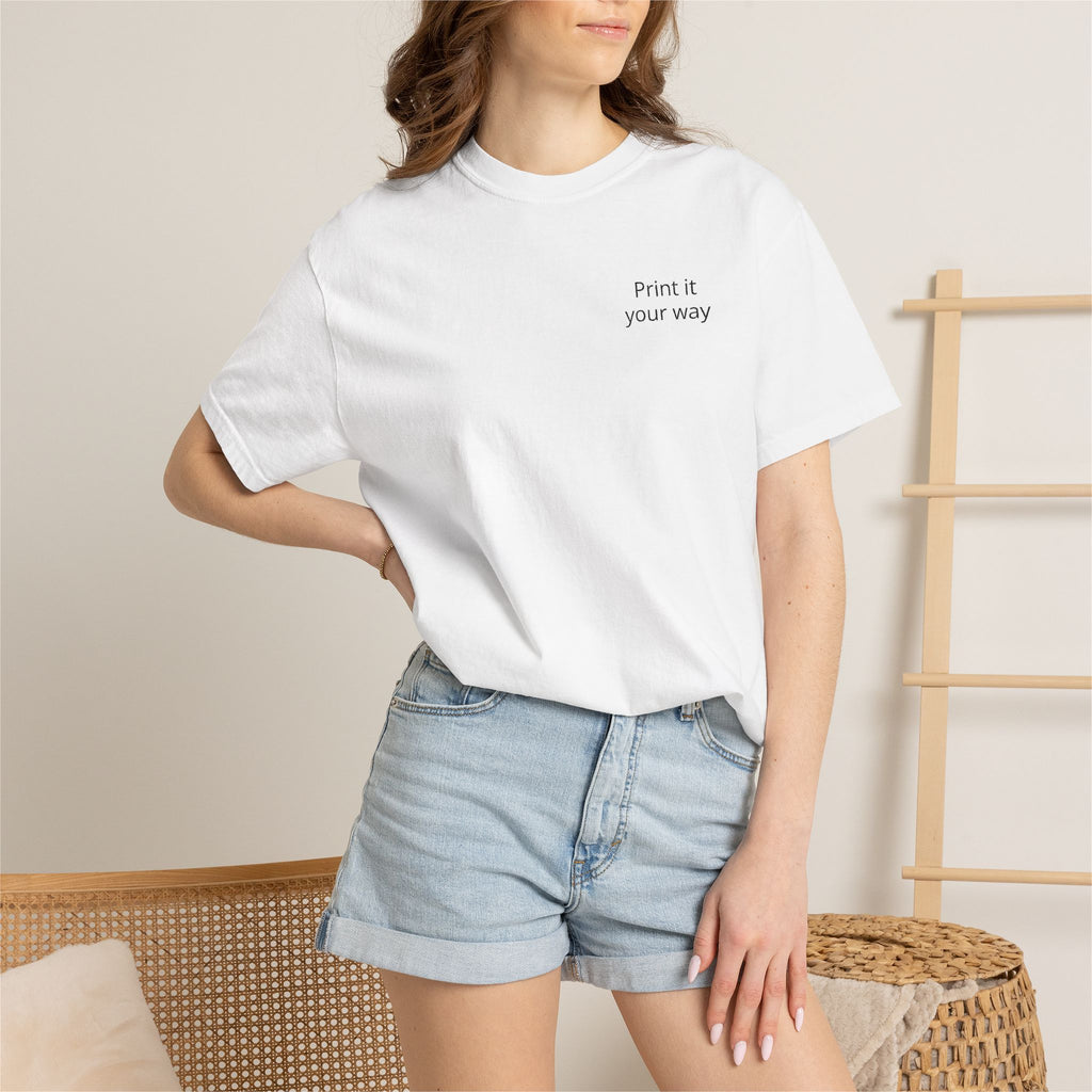 Minimalist "Print It Your Way" T-Shirt