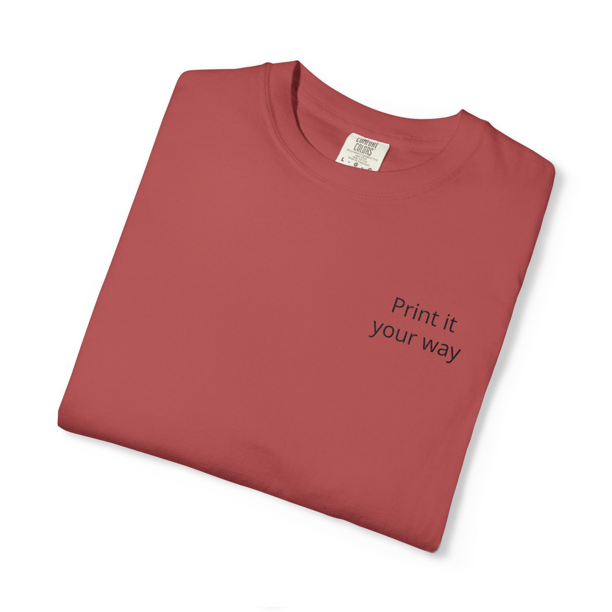 Minimalist "Print It Your Way" T-Shirt