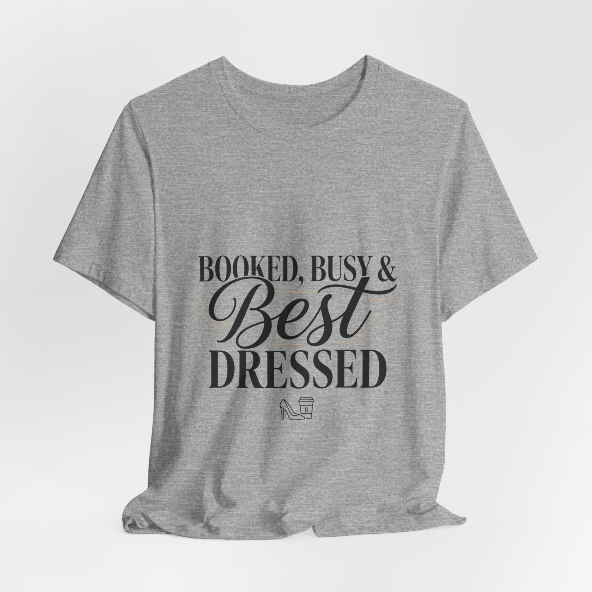 Booked, Busy & Best Dressed Tee | editorial tee, Parisian chic