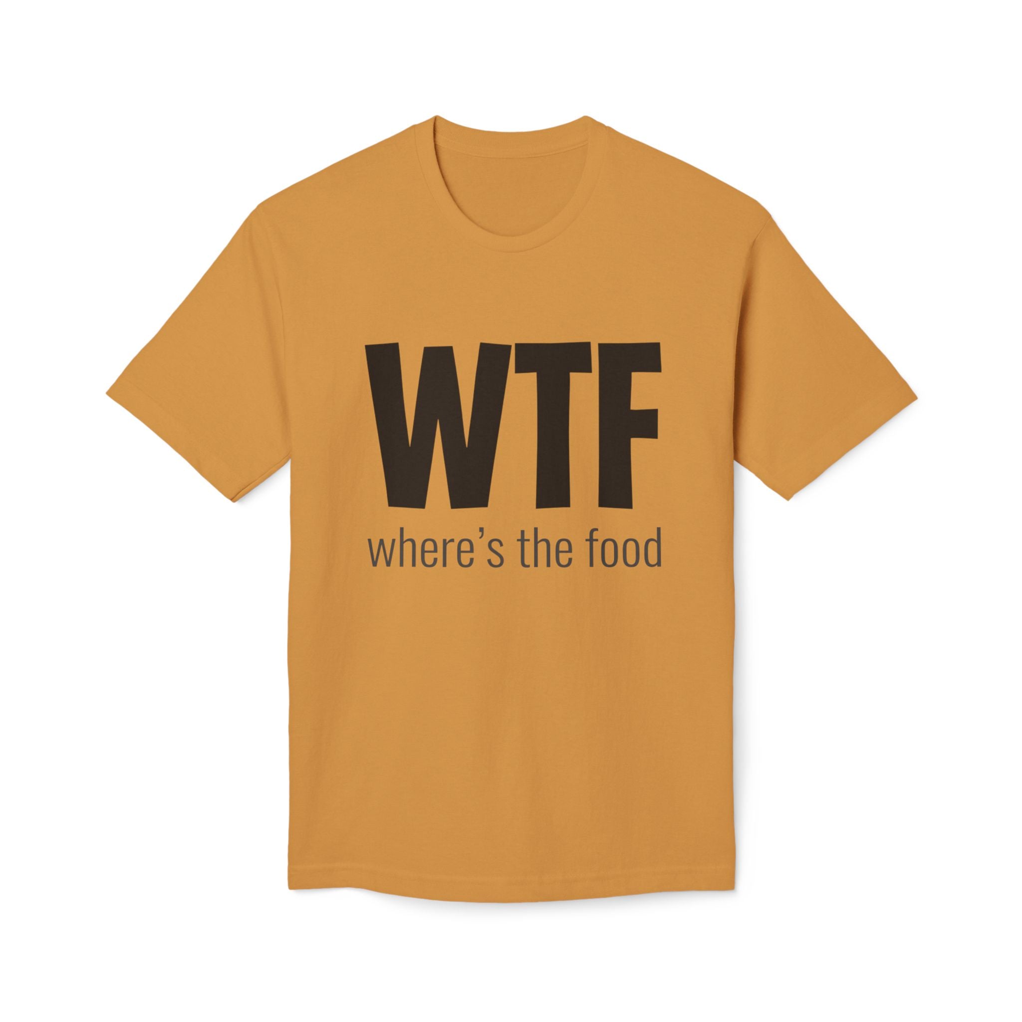 WTF "Where's the Food" Graphic T-Shirt — Funny Foodie Tee