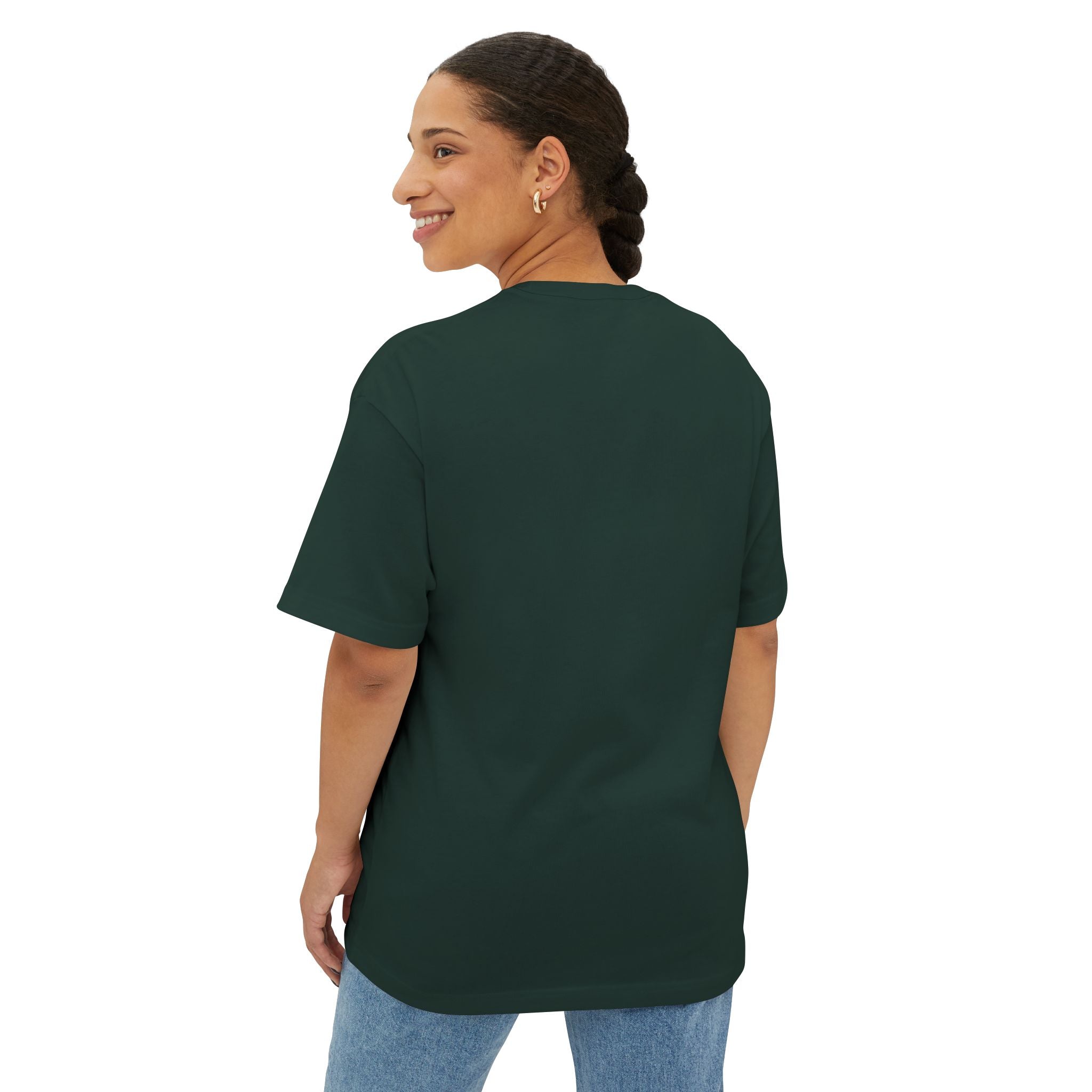 Mom Name Stripe Tee — Personalized Mother’s Day Oversized Shirt