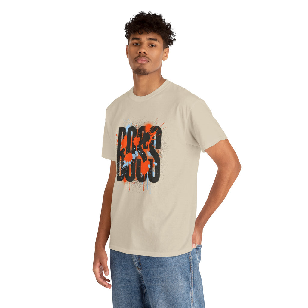BOSS Graffiti Tee – Street Art Graphic T-Shirt