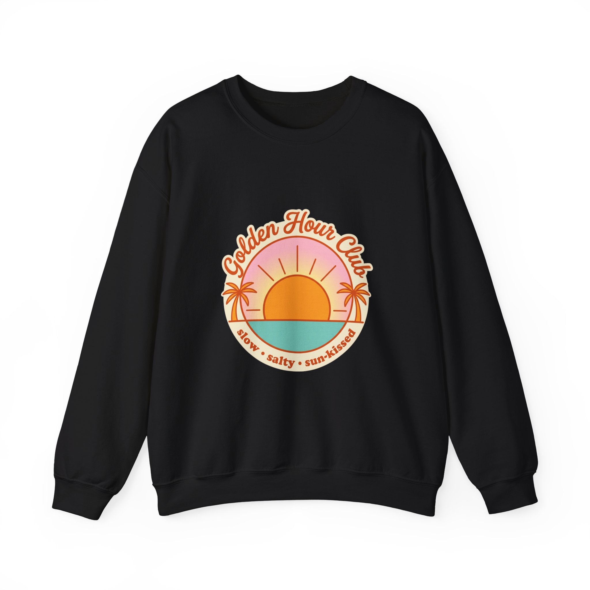 Golden Hour Club sweatshirt | summer aesthetic, coastal vibes, retro pastel