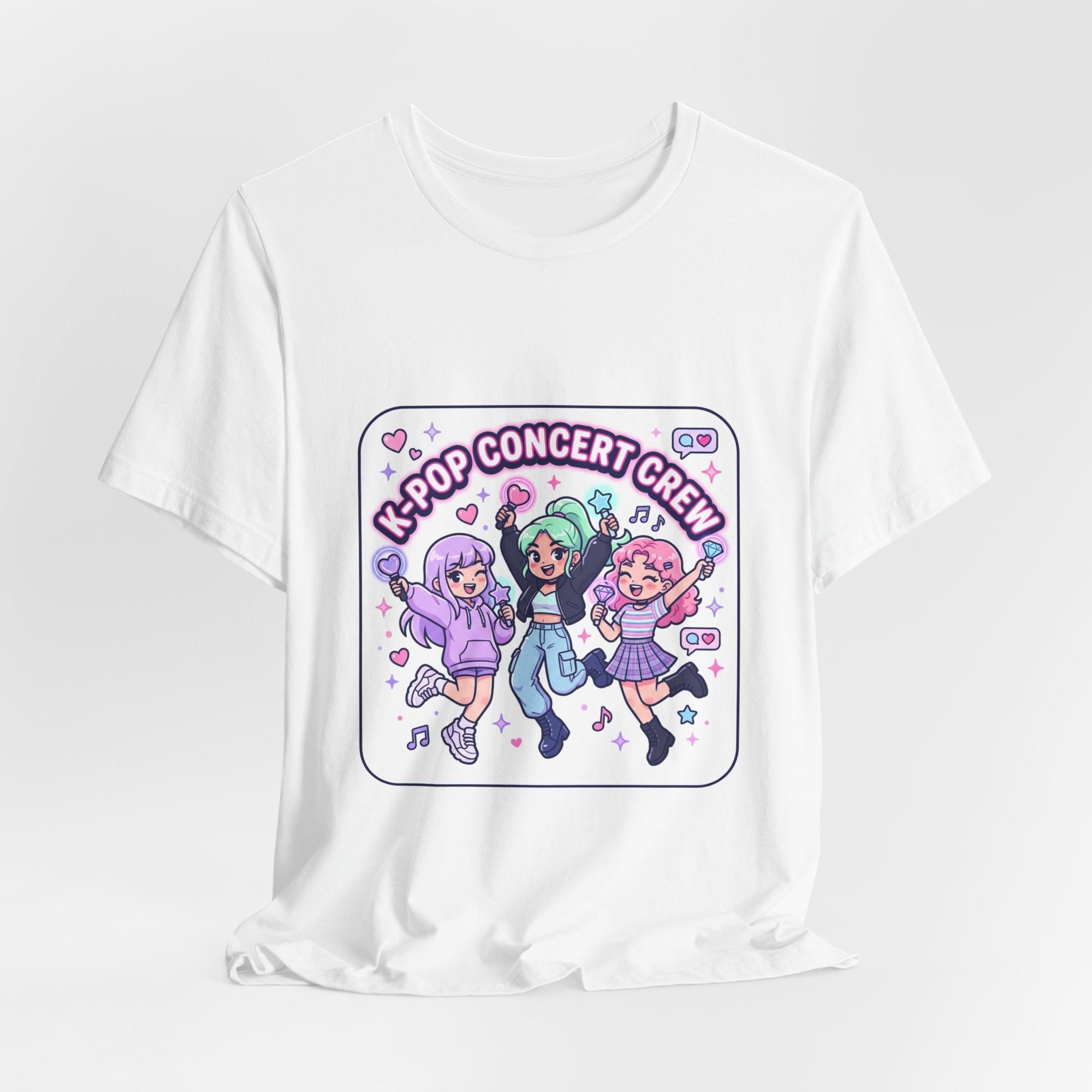 Unisex K-pop Concert Crew T-Shirt