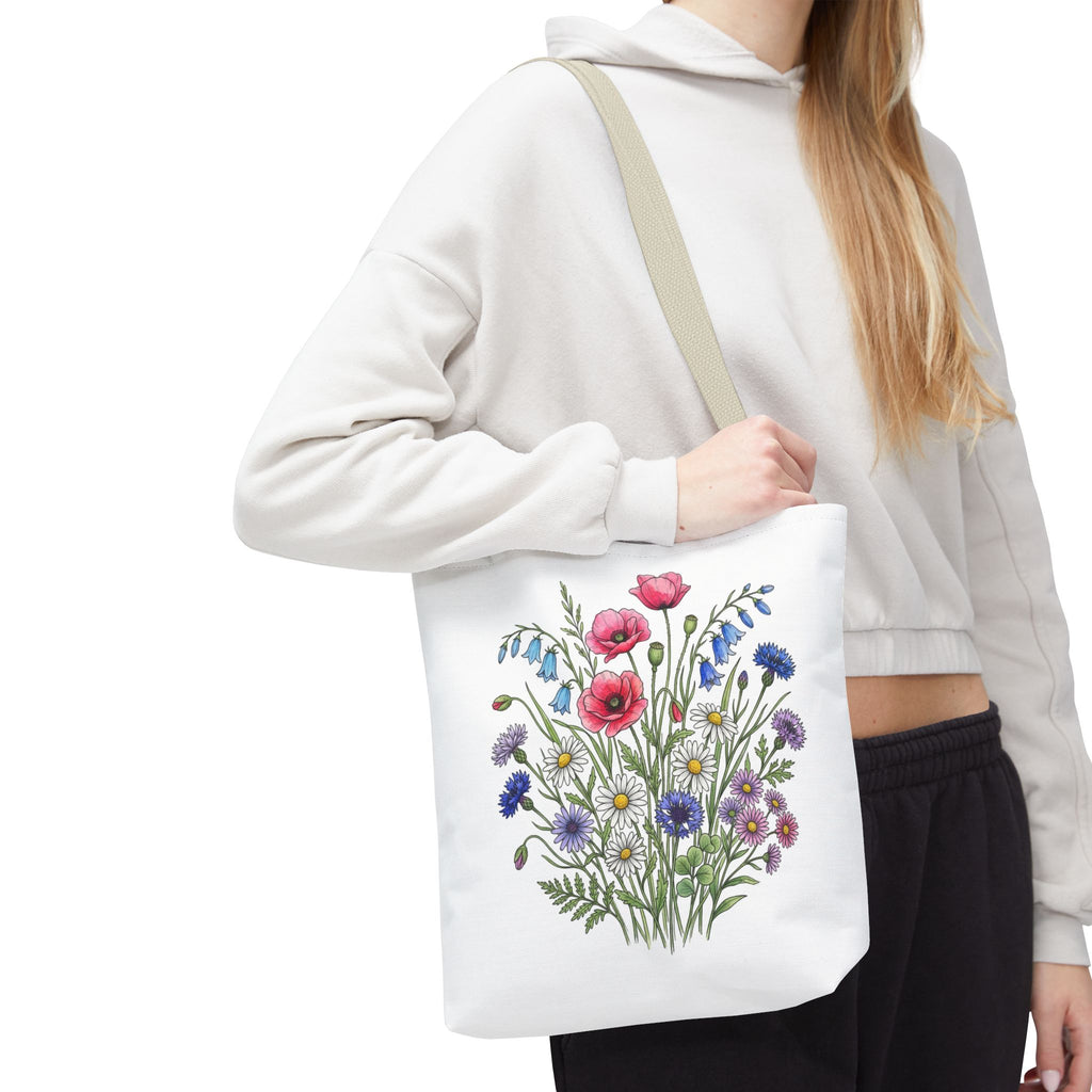 Floral Wildflower tote bag