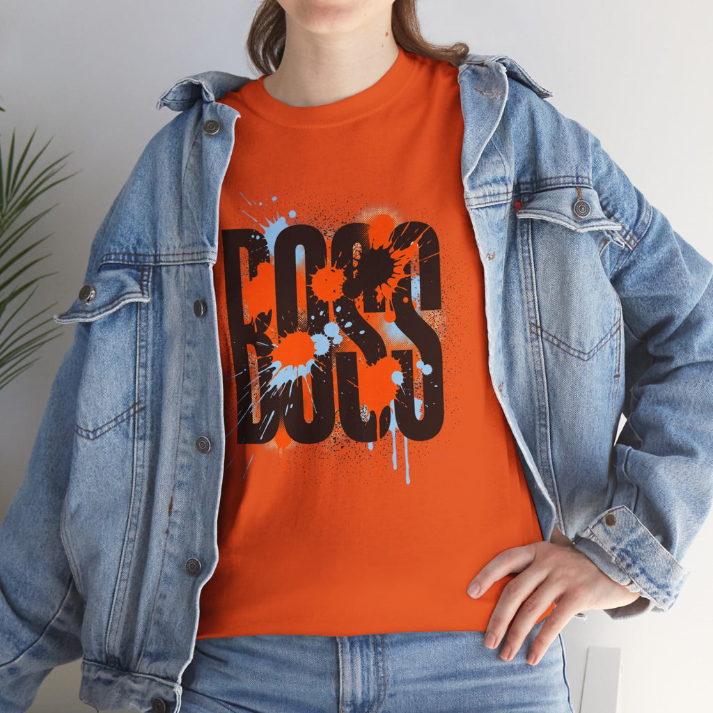 BOSS Graffiti Tee – Street Art Graphic T-Shirt