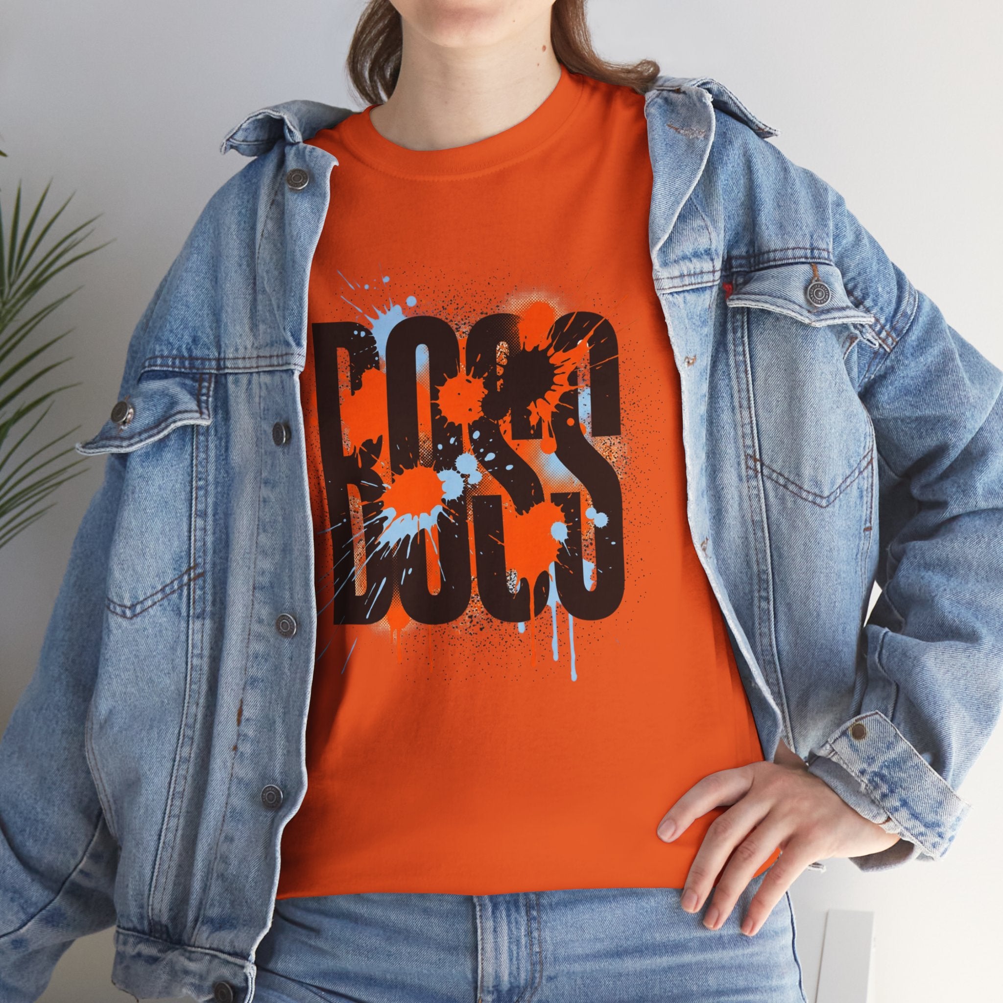 BOSS Graffiti Tee – Street Art Graphic T-Shirt