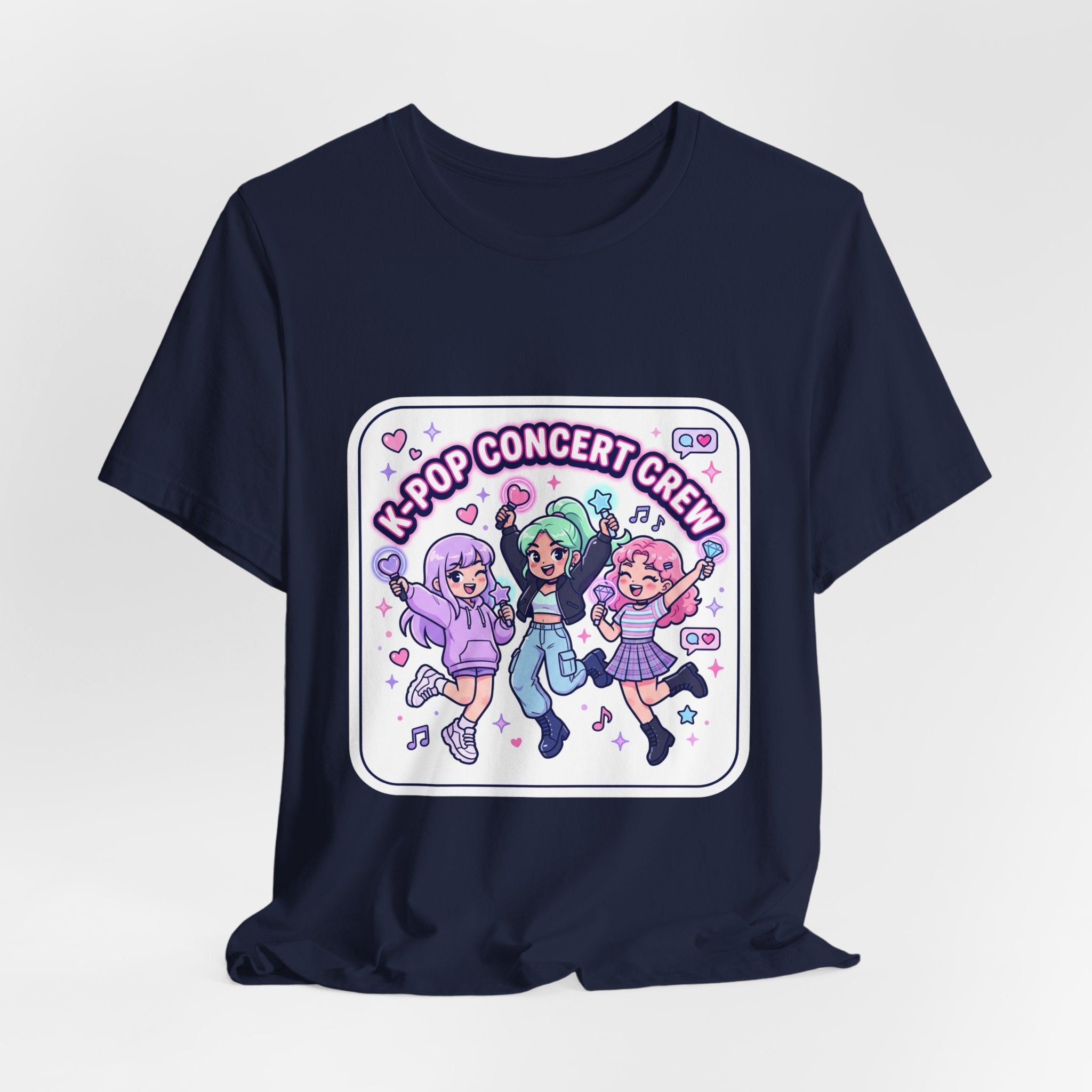Unisex K-pop Concert Crew T-Shirt