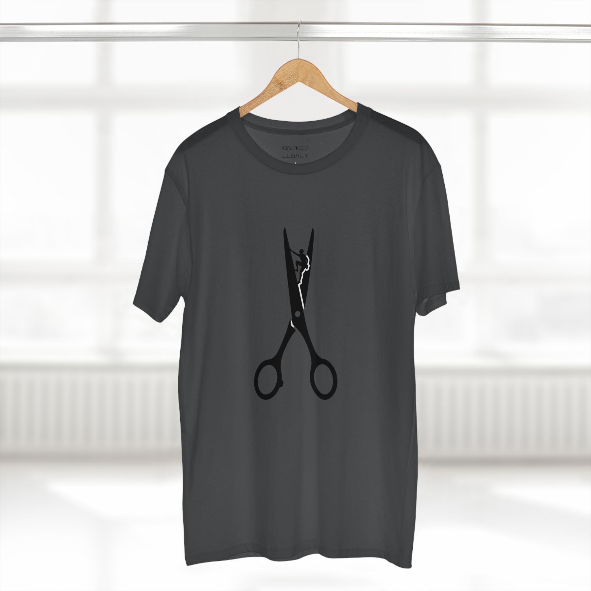 Scissors Graphic Tee — Barber & Stylist Haircut Shirt