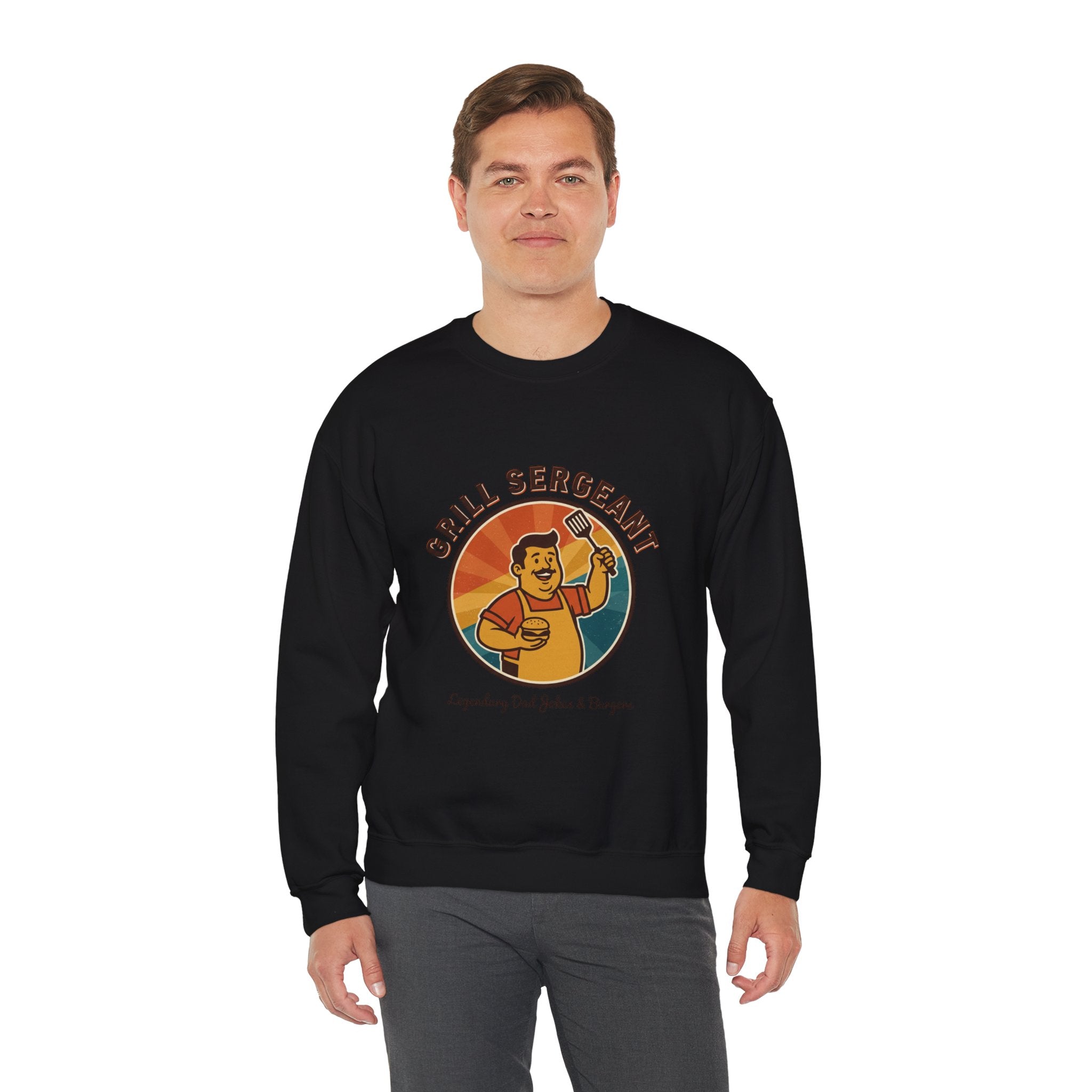 Grill Sergeant Sweatshirt | Father’s Day, Retro Outdoorsy Dad