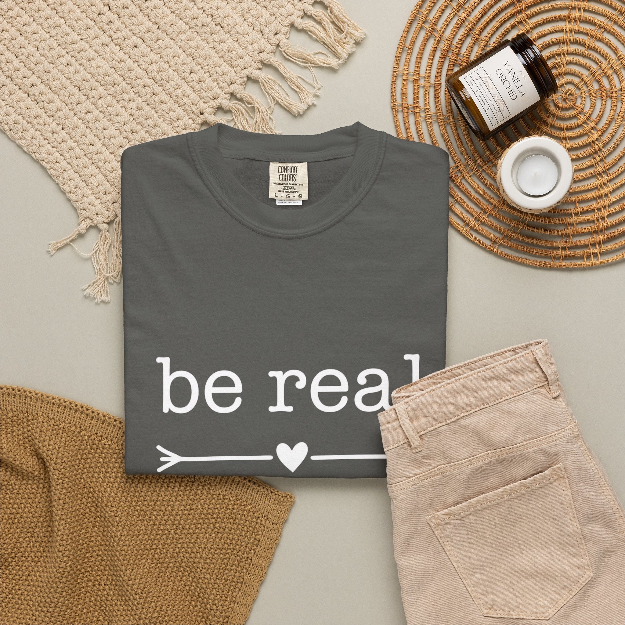 Be Real Not Perfect T-Shirt — Inspirational Graphic Tee