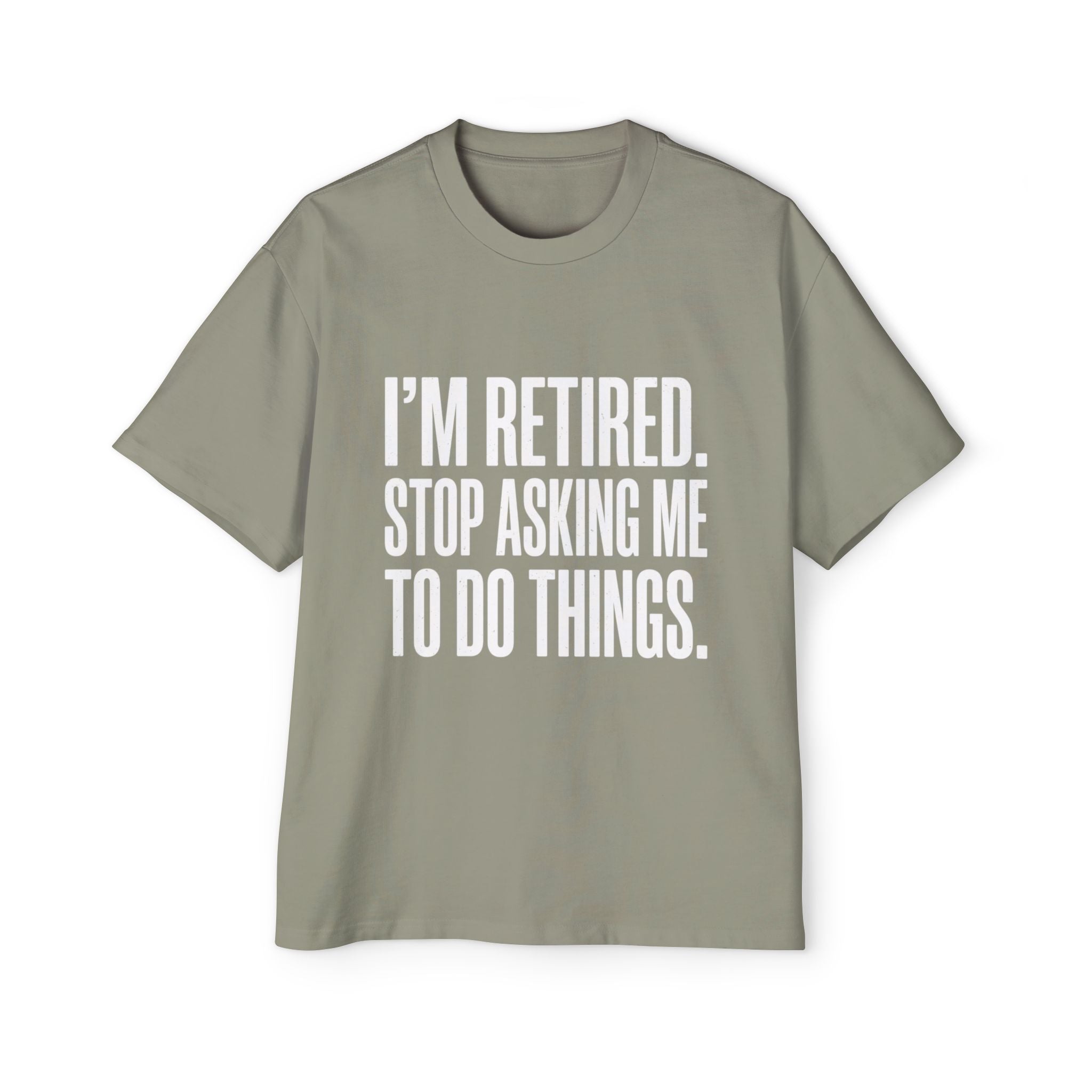 Retired Oversized Cotton T-Shirt