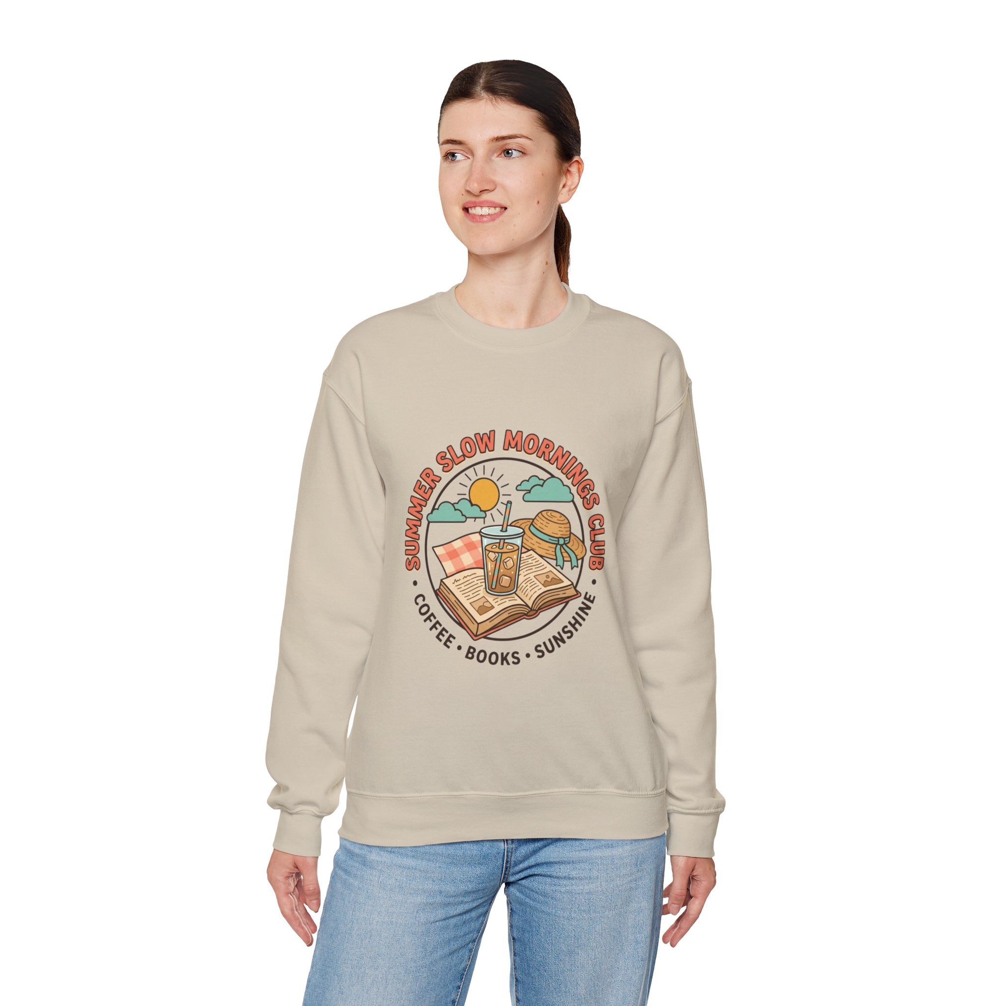 Summer Slow Mornings Crewneck Sweatshirt.