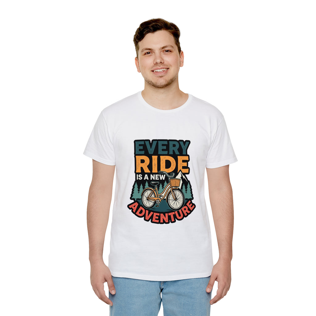 Every Ride Is a New Adventure T-Shirt — Bicycle Camping Outdoor Tee