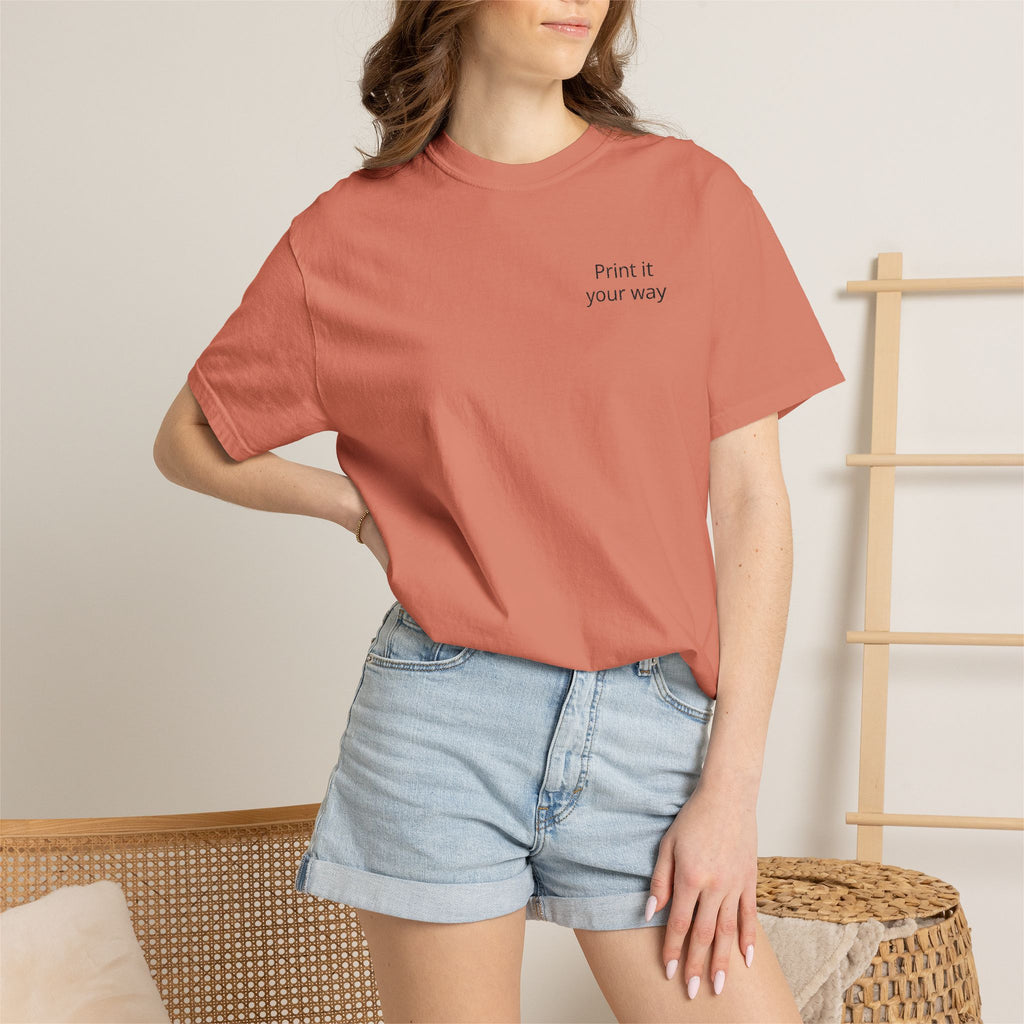 Minimalist "Print It Your Way" T-Shirt