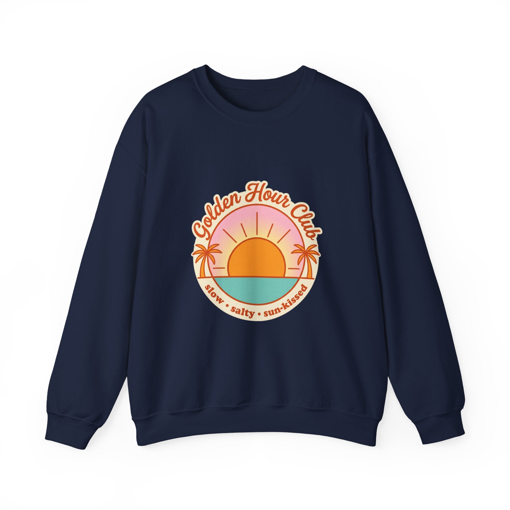 Golden Hour Club sweatshirt | summer aesthetic, coastal vibes, retro pastel
