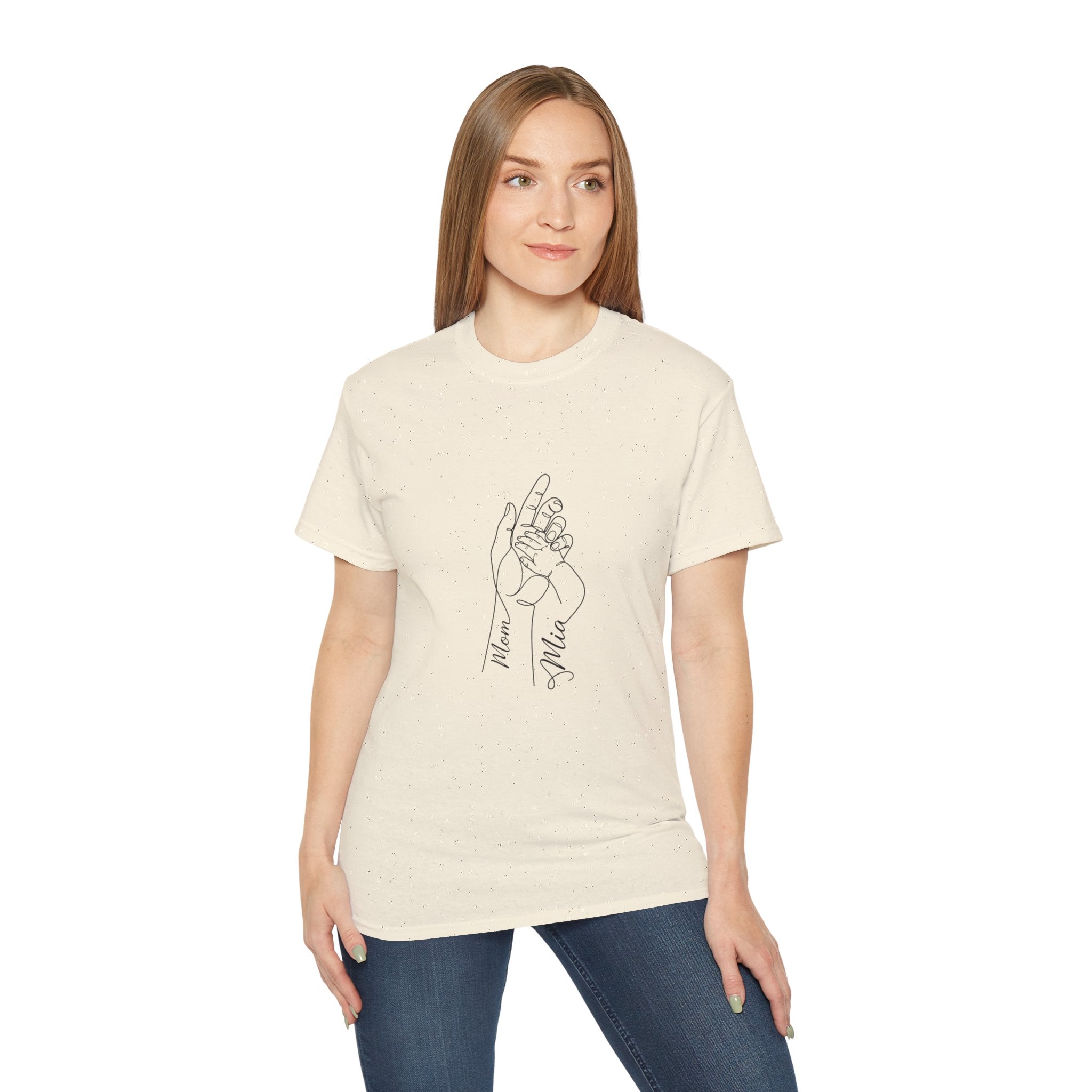 Matching Hands Relaxed Unisex Cotton T‑Shirt