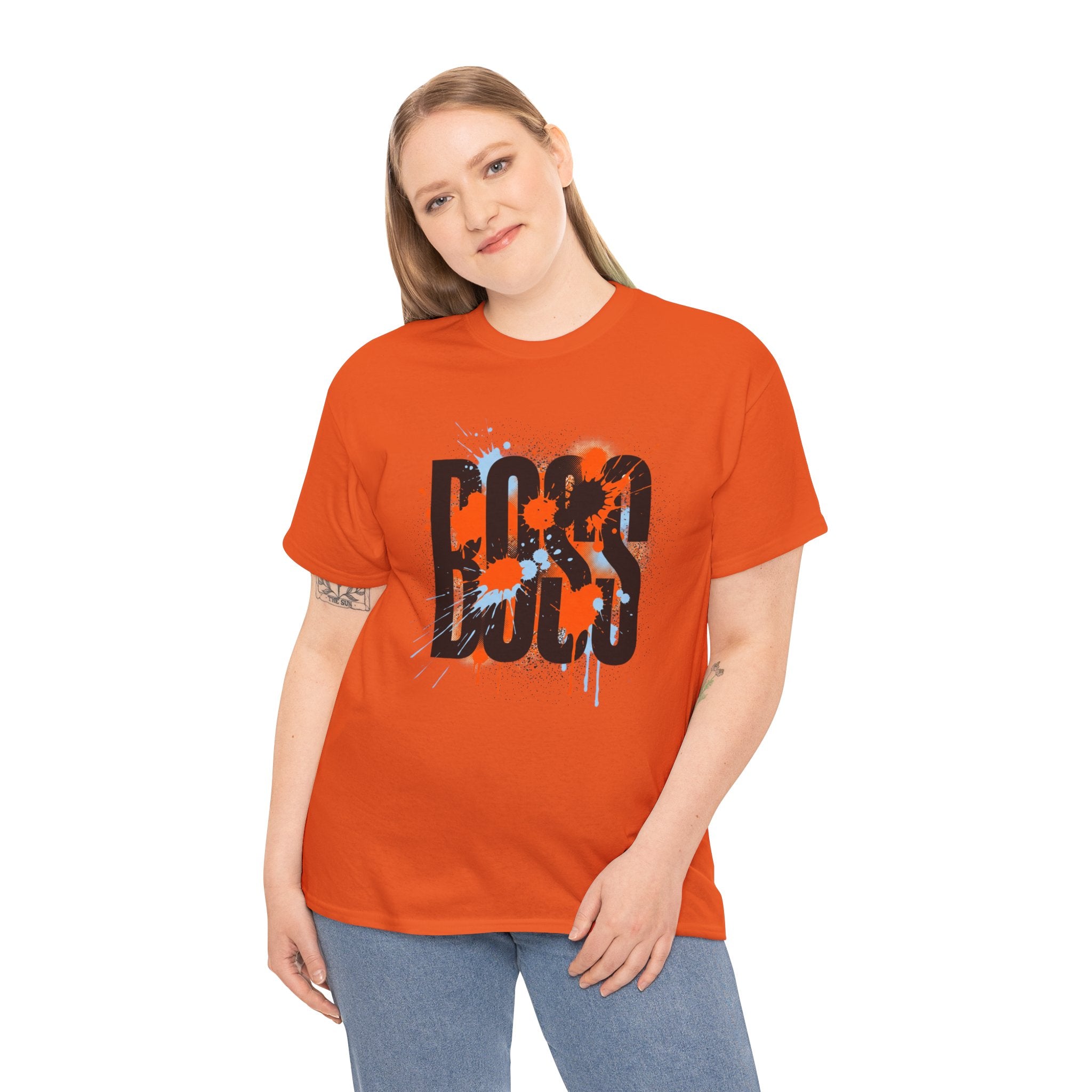 BOSS Graffiti Tee – Street Art Graphic T-Shirt