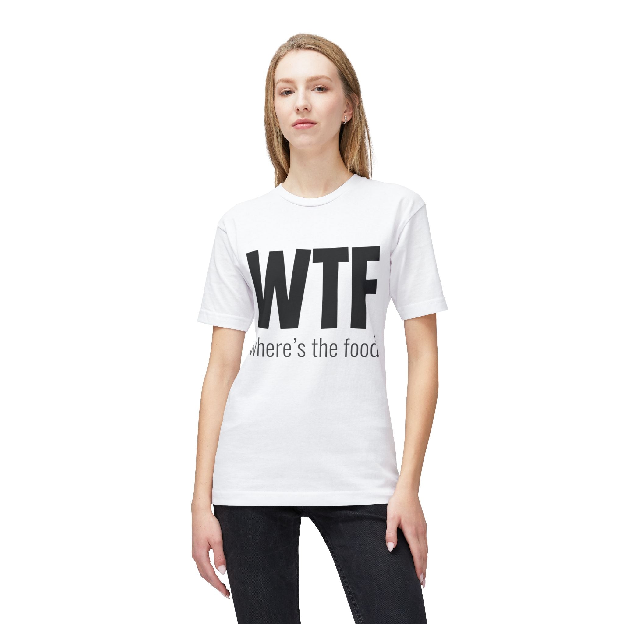 WTF "Where's the Food" Graphic T-Shirt — Funny Foodie Tee
