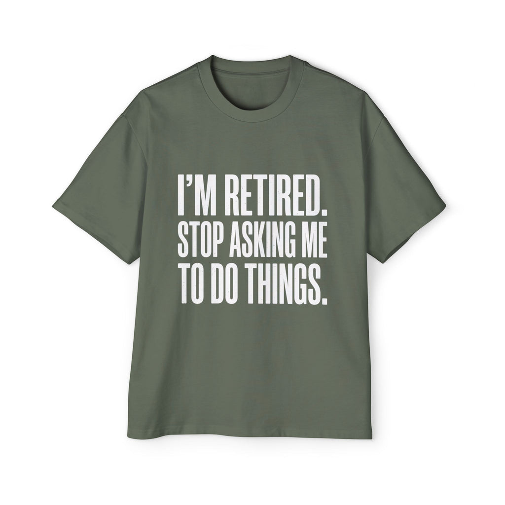 Retired Oversized Cotton T-Shirt