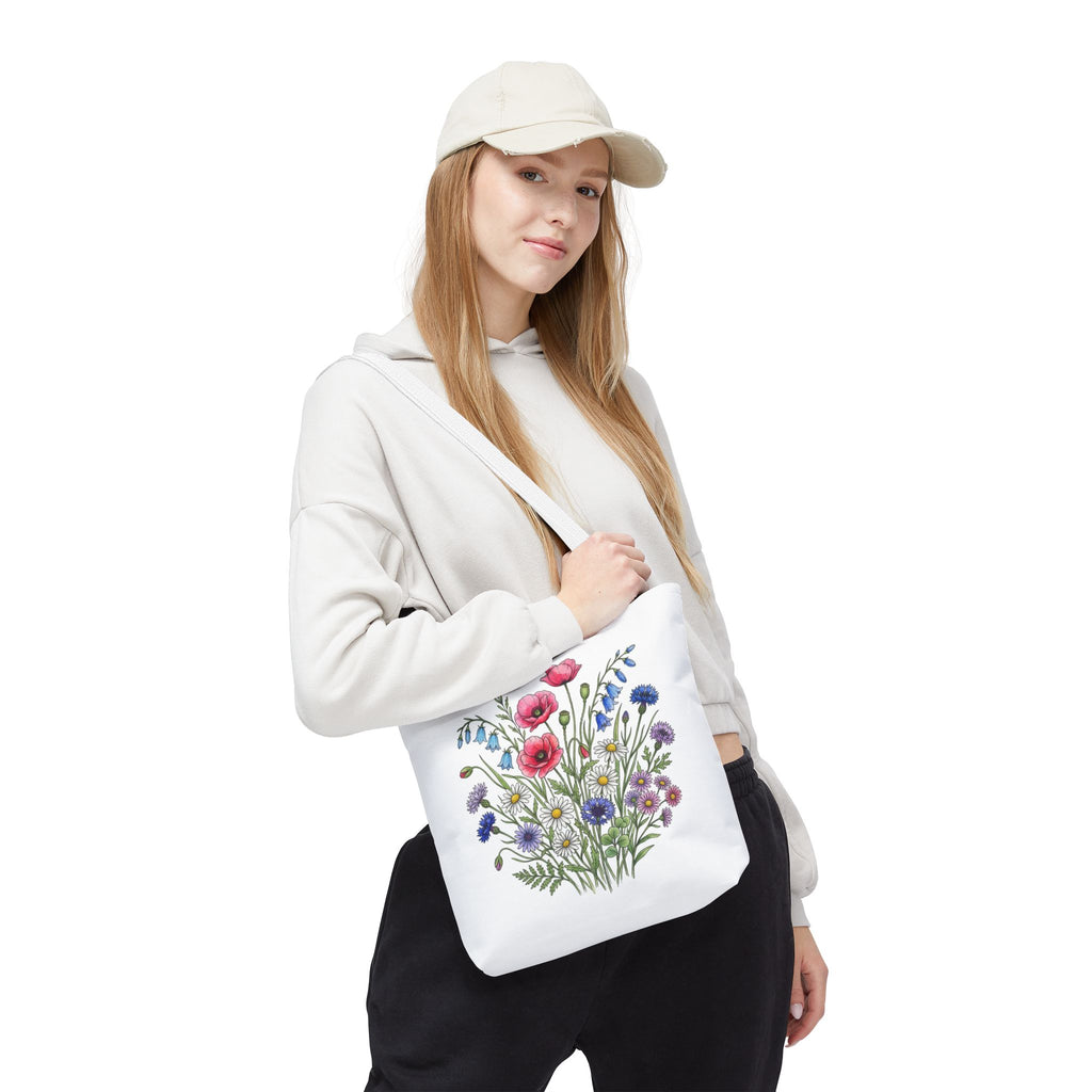 Floral Wildflower tote bag